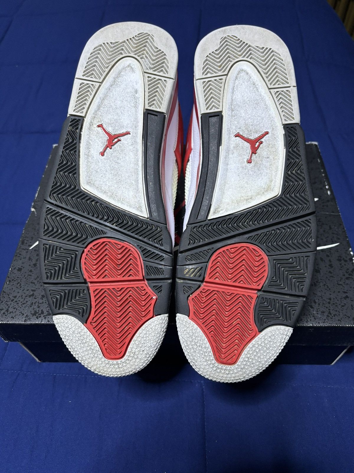 Jordan Brand Jordan 4 Retro Red Cement 2023 Size 13 Size US 13 / EU 46 - 5 Thumbnail