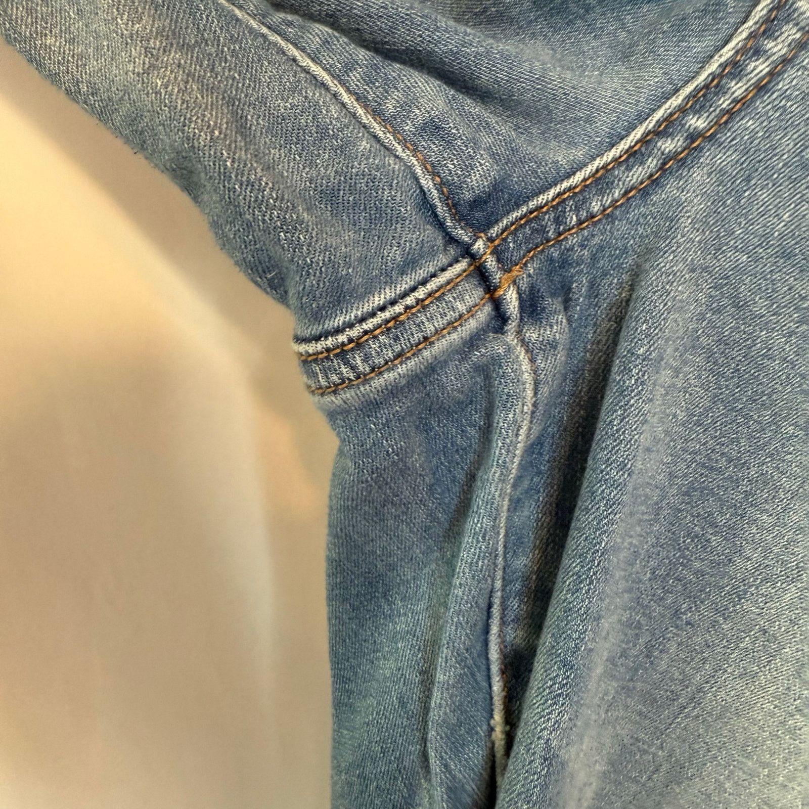 American Eagle Outfitters American Eagle High Rise Skinny Kick Jeans 16R Denim Asym Size 38" / US 16 / IT 52 - 3 Thumbnail