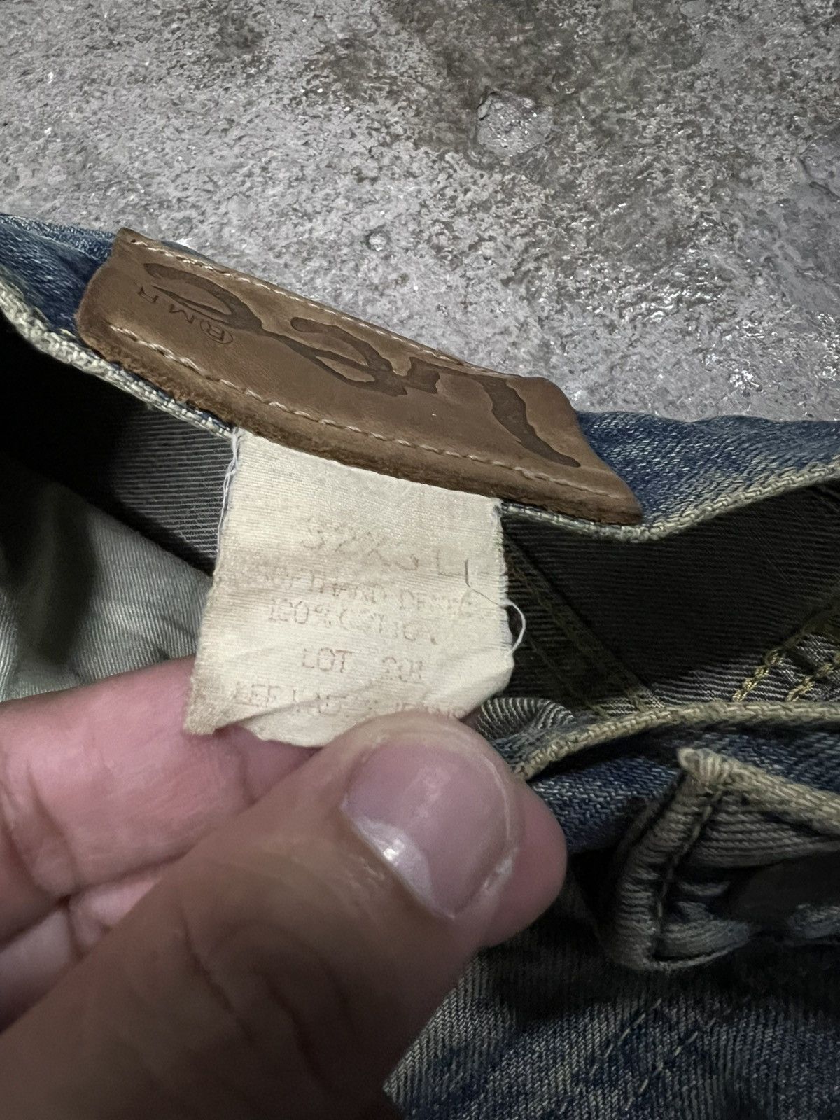 Japanese Brand LEE RIDERS DISTRESSED JEAN Size US 28 / EU 44 - 19 Thumbnail
