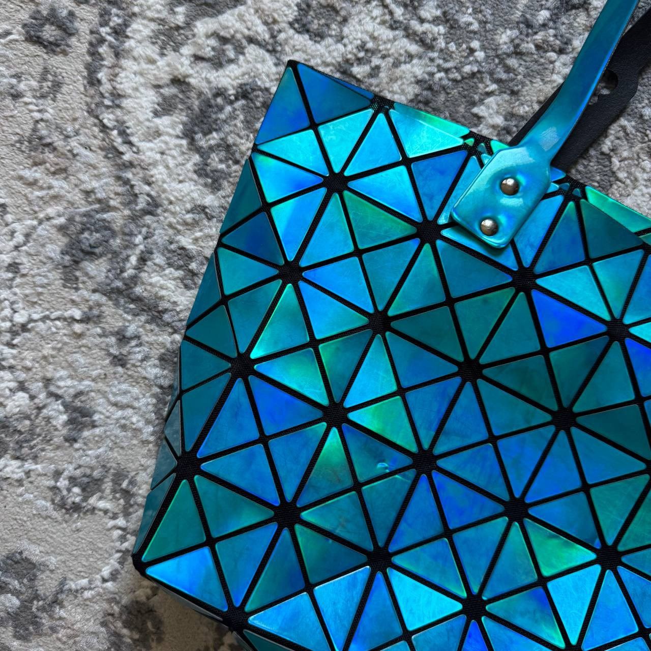 Issey Miyake Issey Miyake BAO BAO Geometric Lucent Blue Hand Tote Bag Size ONE SIZE - 3 Thumbnail