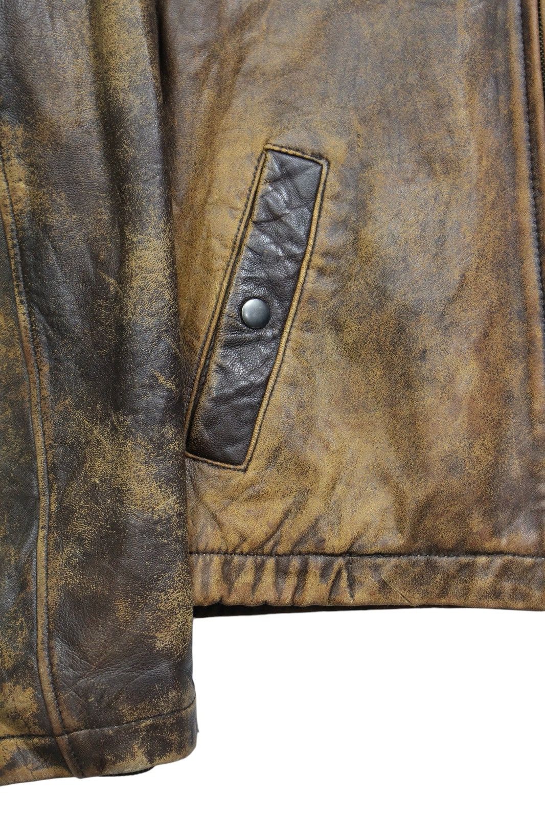 Vintage 2000S FRENCH AIR FORCE BY CHARLES MAC HOPE LEATHER JACKET Size US M / EU 48-50 / 2 - 7 Thumbnail