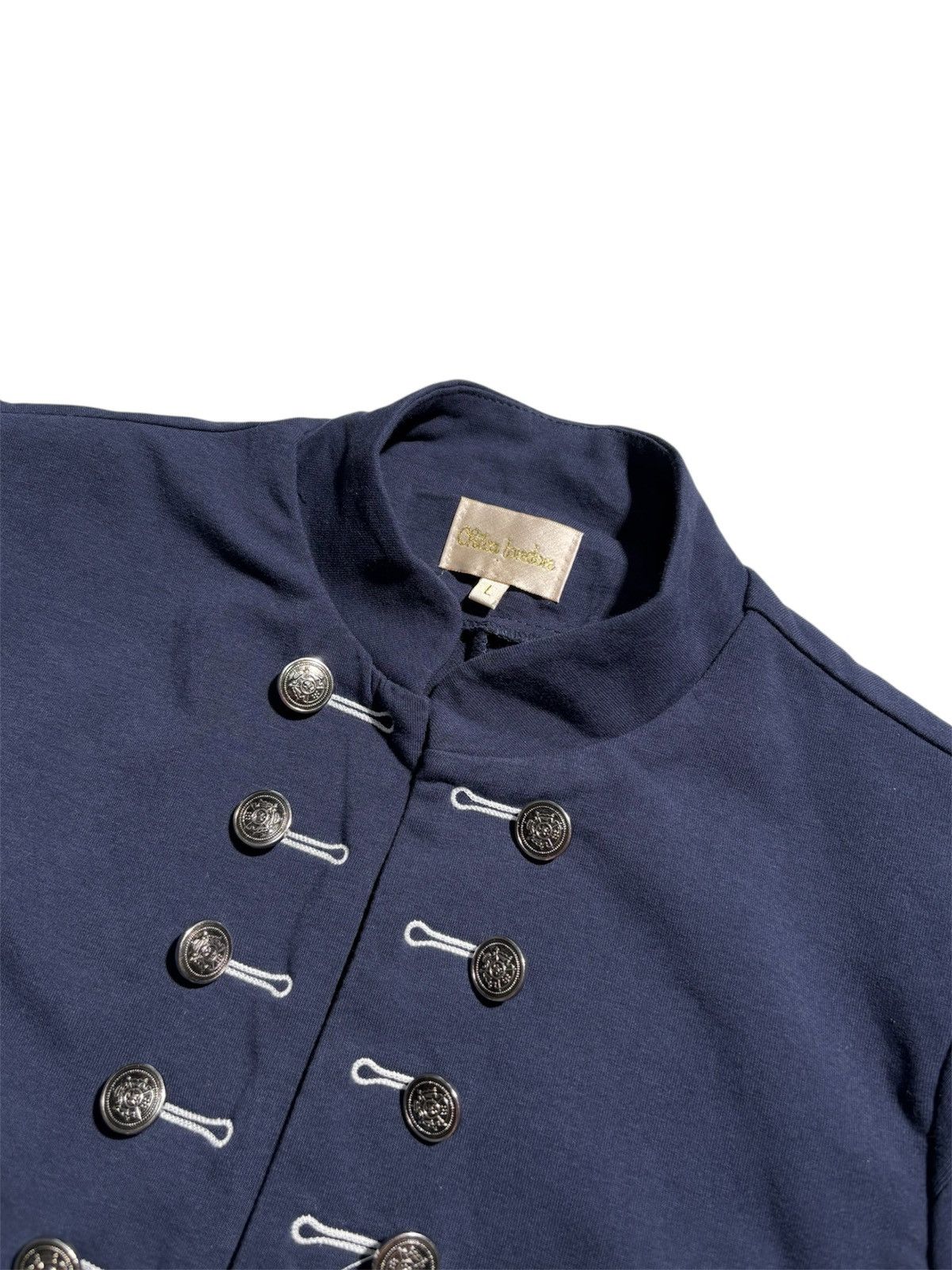 Japanese Brand Vintage Y2K Napoleon Hussar Jacket Silver Button Style Size L / US 10 / IT 46 - 4 Thumbnail