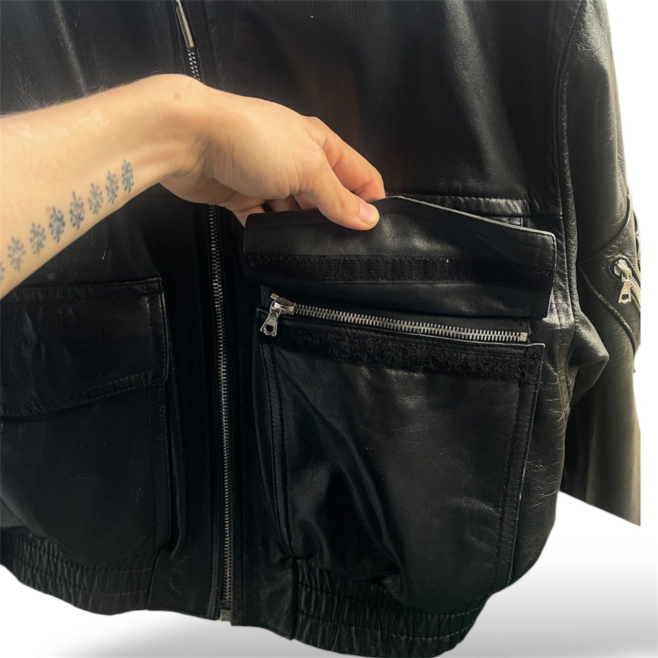 Other Polizei Cropped Leather Jacket Size US M / EU 48-50 / 2 - 4 Thumbnail
