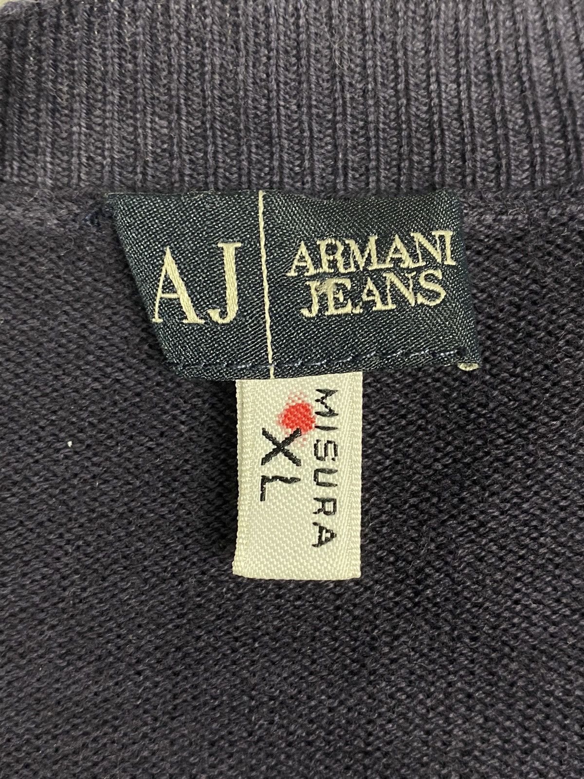 Emporio Armani Vintage 90s Emporio Armani Jeans Sweater Italy Designer Size US XL / EU 56 / 4 - 11 Thumbnail