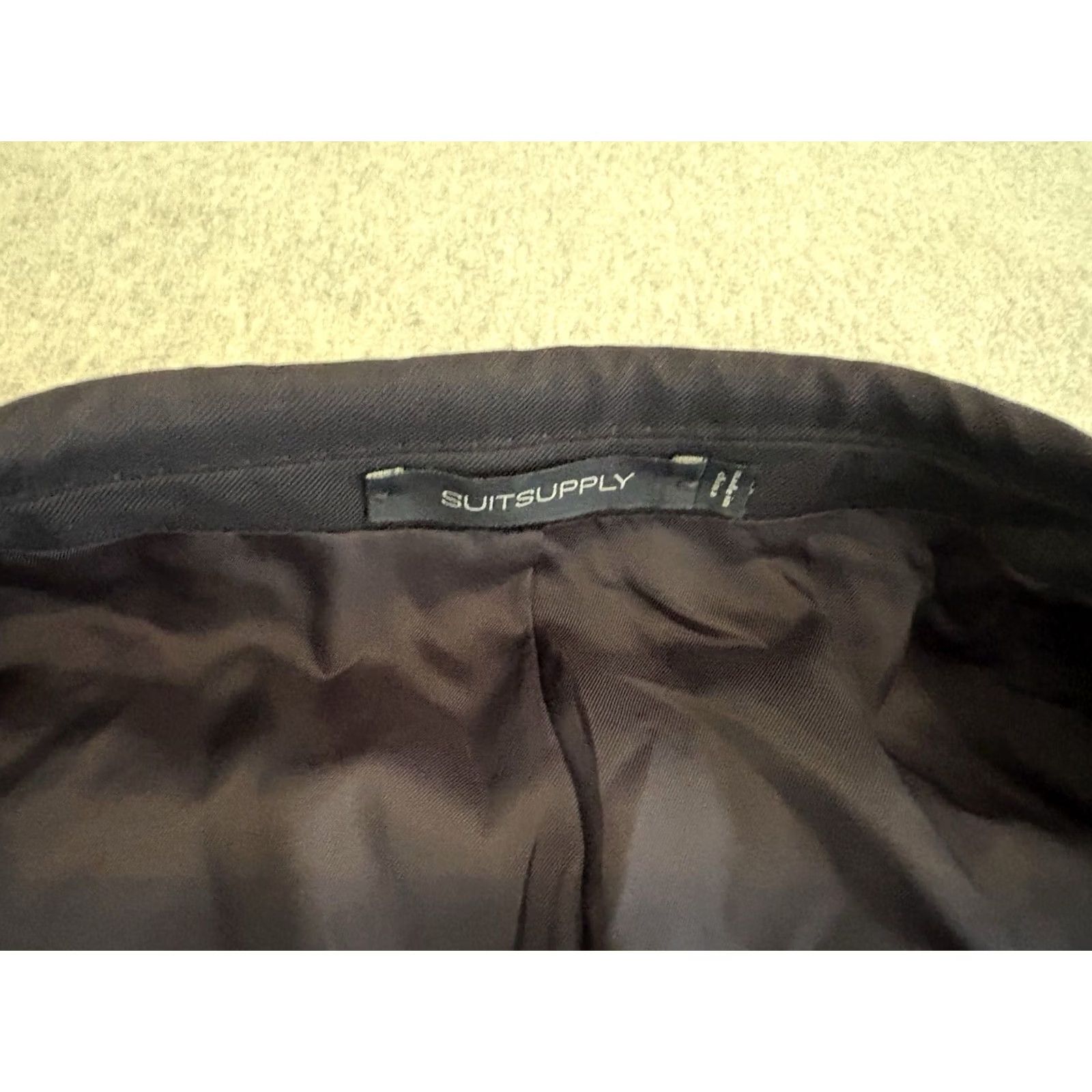 Suitsupply Suitsupply Havana Wool Black Blazer Jacket Sport Coat Mens 46R Size 46R - 6 Thumbnail
