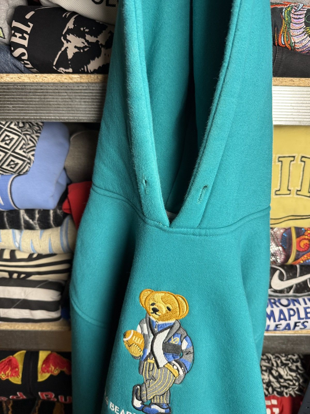 Polo Ralph Lauren VINTAGE POLO RALPH LAUREN BEAR HOODIE Size US XL / EU 56 / 4 - 9 Thumbnail