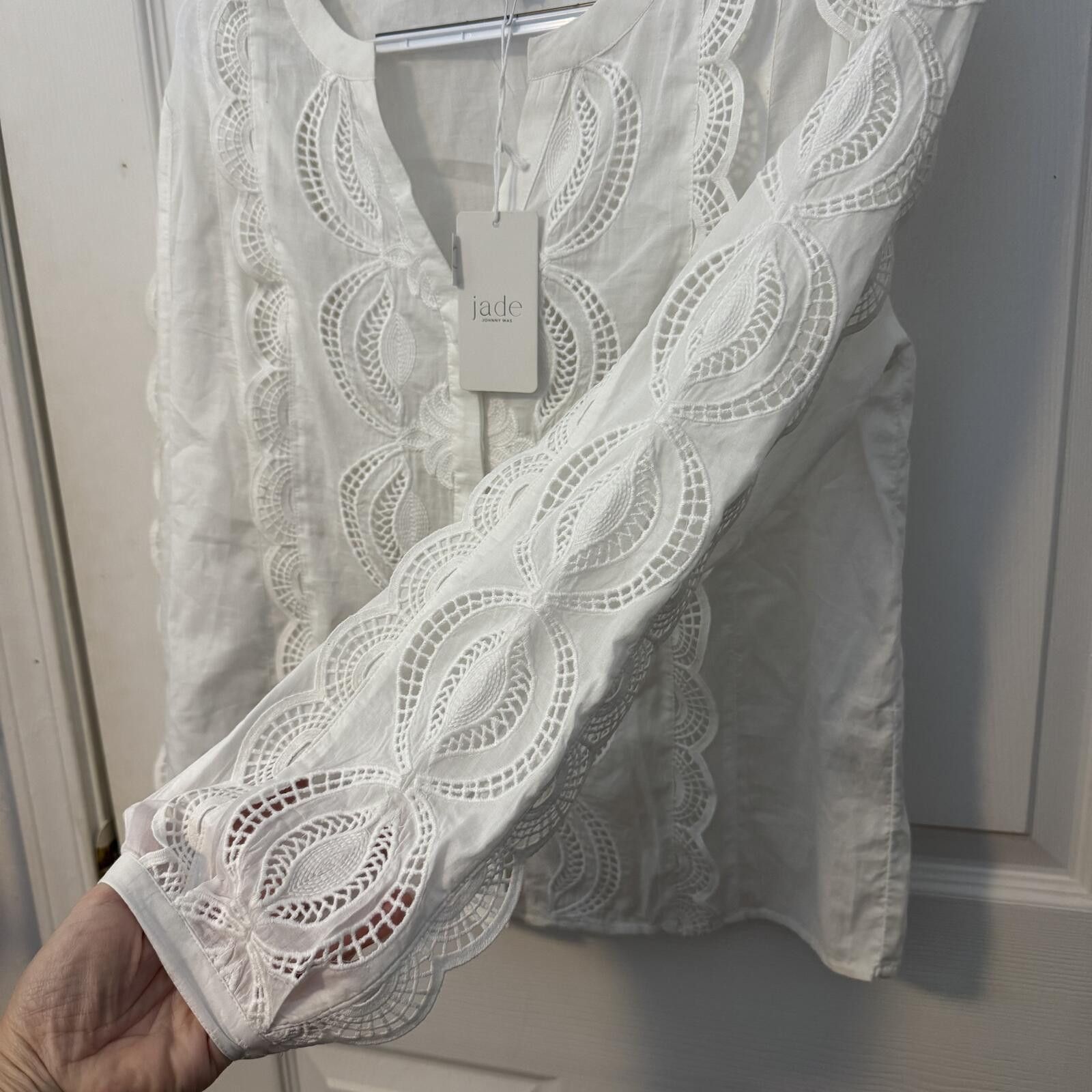 Other NWT-Johnny Was Jade White Lace Embroidered Small Size M / US 6-8 / IT 42-44 - 2 Thumbnail