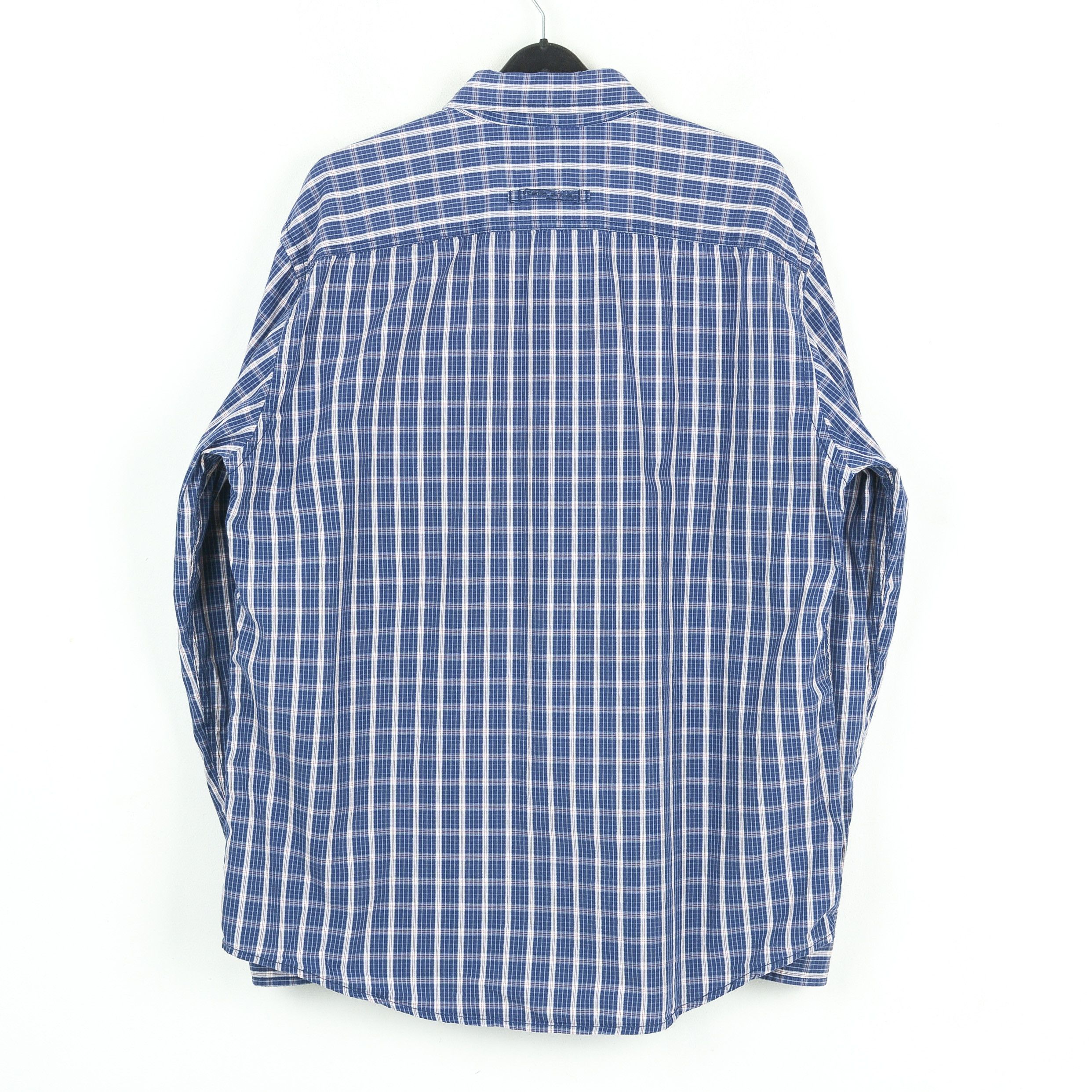 camel active Casual Blue Button Shirt Check Plaid Tartan Long Sleeve Top Size US L / EU 52-54 / 3 - 5 Thumbnail
