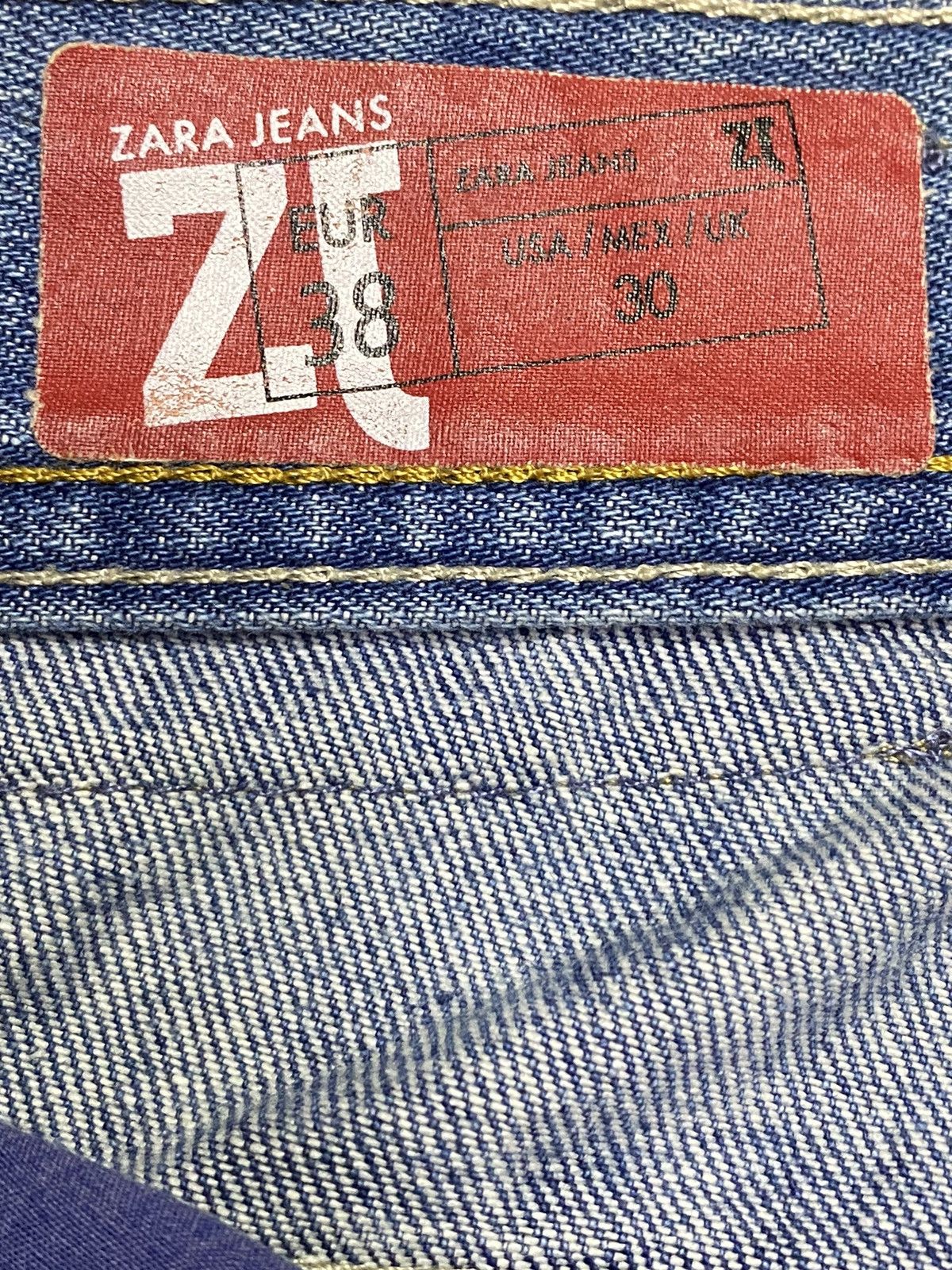Rhude × Zara Vintage Zara Jeans 1975 Faded Distressed Size US 31 - 11 Thumbnail