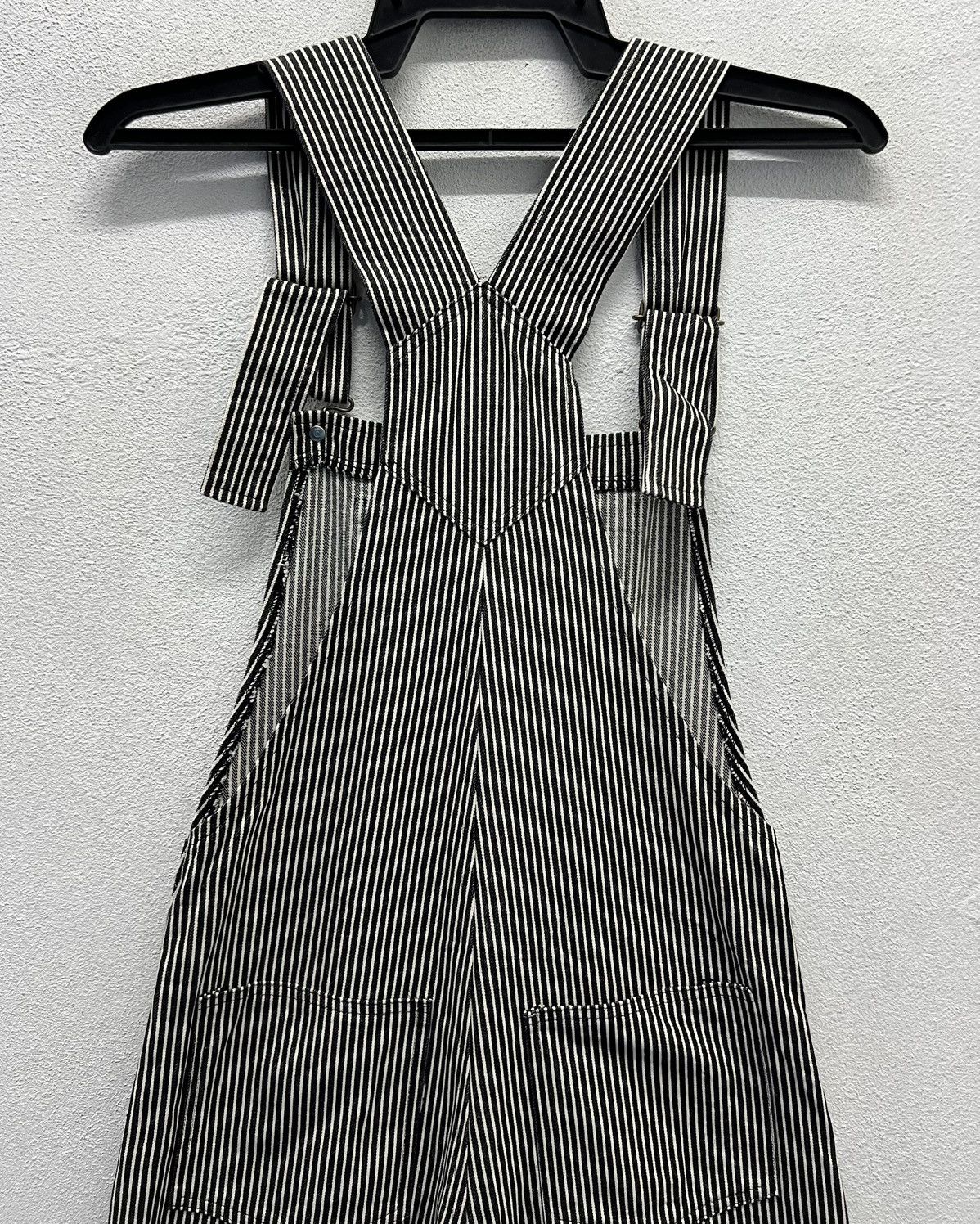 Japanese Brand × Vintage Vintage Japanese Hickory Stripe Overalls by MISSEWE Size US 29 - 4 Thumbnail