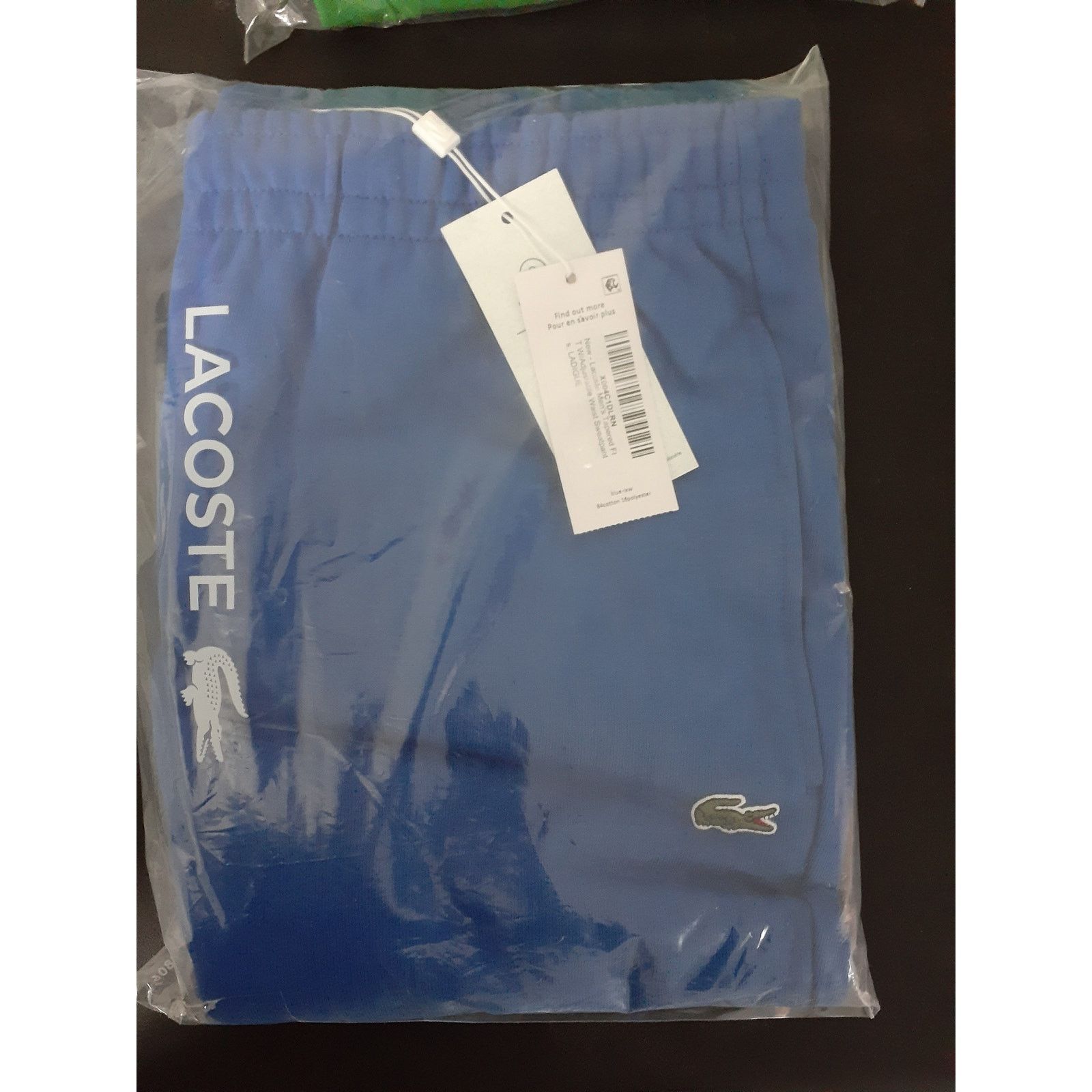 Lacoste Lacoste Men's Tapered Fit Adjustable Waist Sweatpants Blue M Size US 32 / EU 48 - 2 Thumbnail