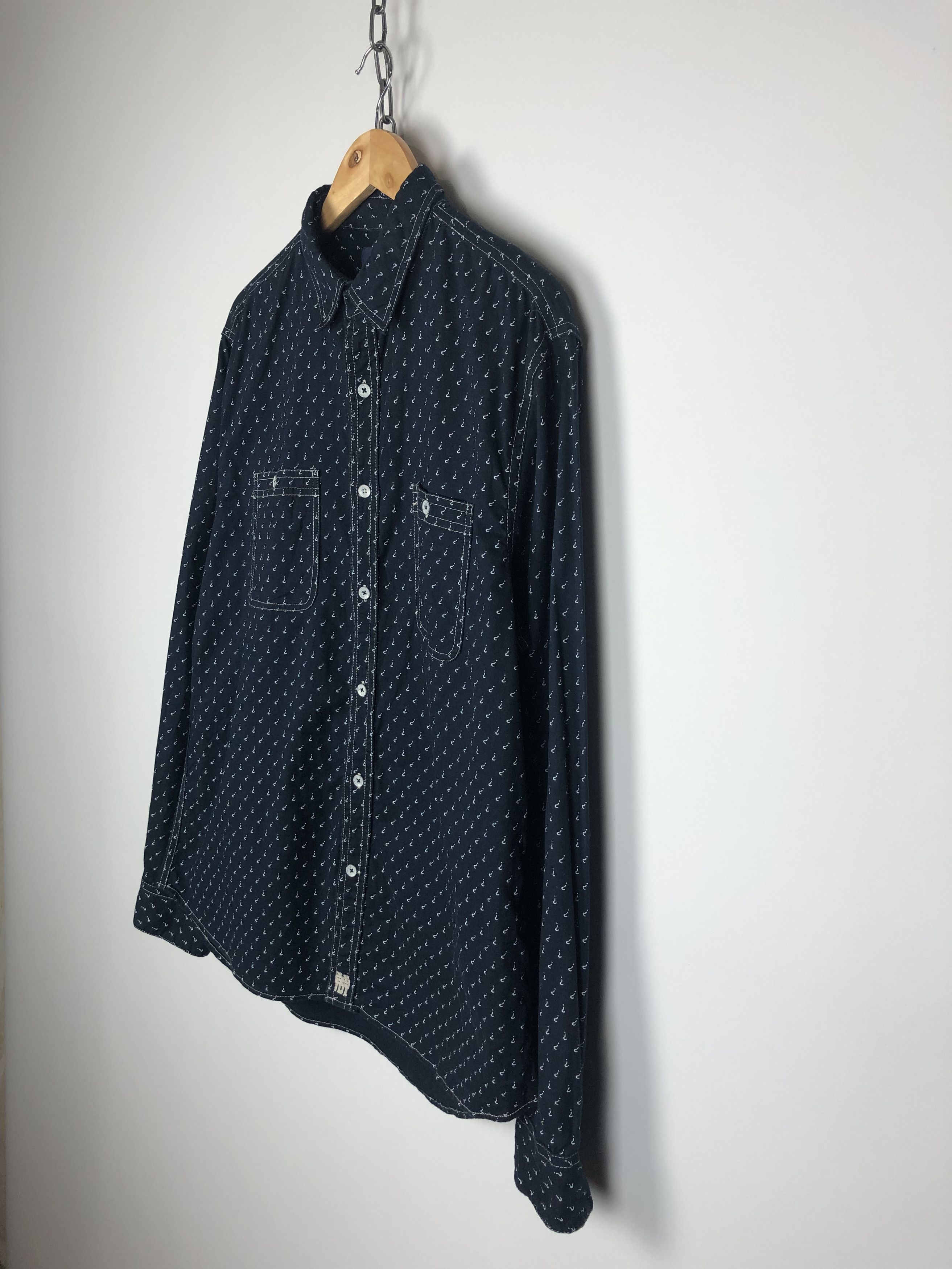 Desigual Desigual Why? Shirt Monogram Navy size XL Size US XL / EU 56 / 4 - 6 Thumbnail