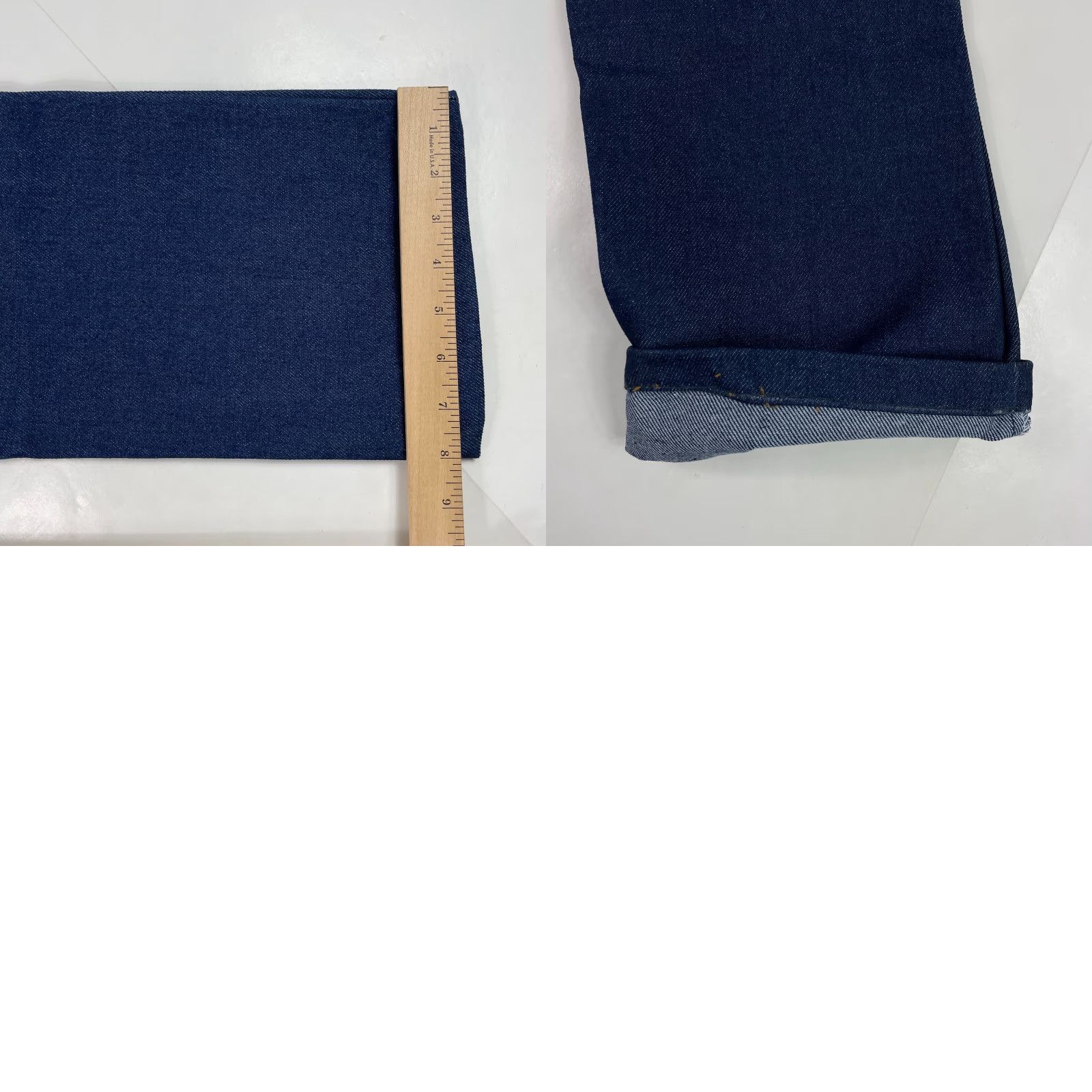 Levi's VINTAGE Levi's 508 Jeans Mens 32 x 30 Blue Orange Tab Straight Leg Denim 70s USA Mens Jeans Size US 32 / EU 48 - 10 Thumbnail