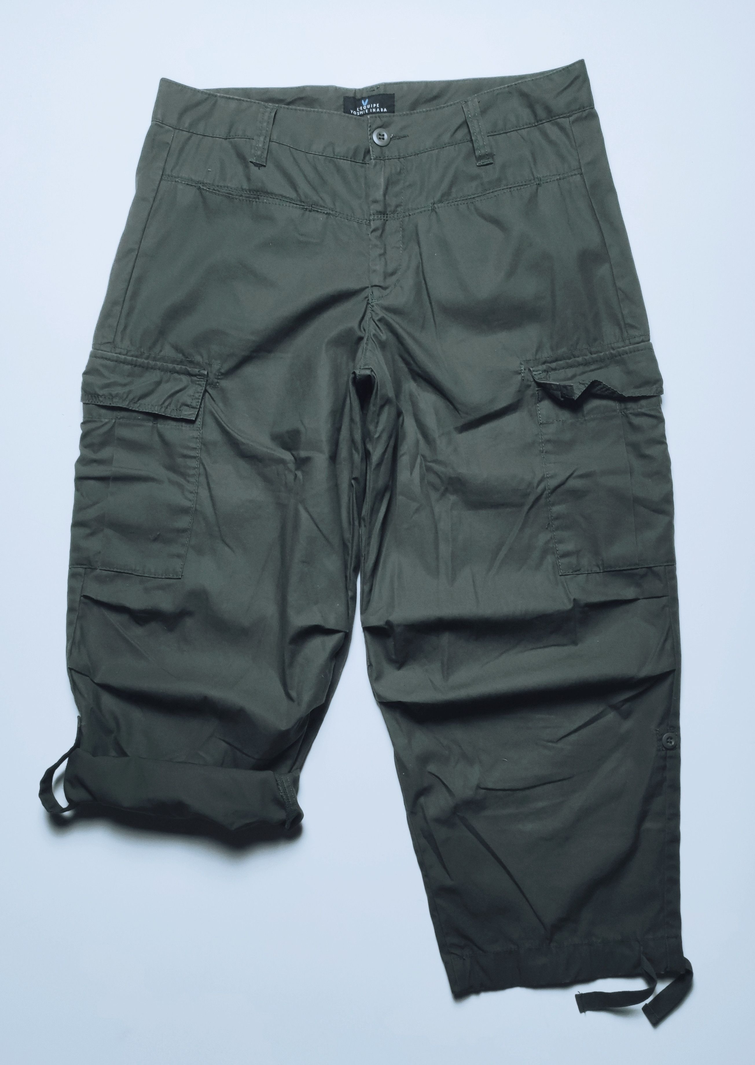 Designer Yoshie Inaba OG Army Multipocket Cargo 4/5 Pants Size US 33 - 1 Thumbnail