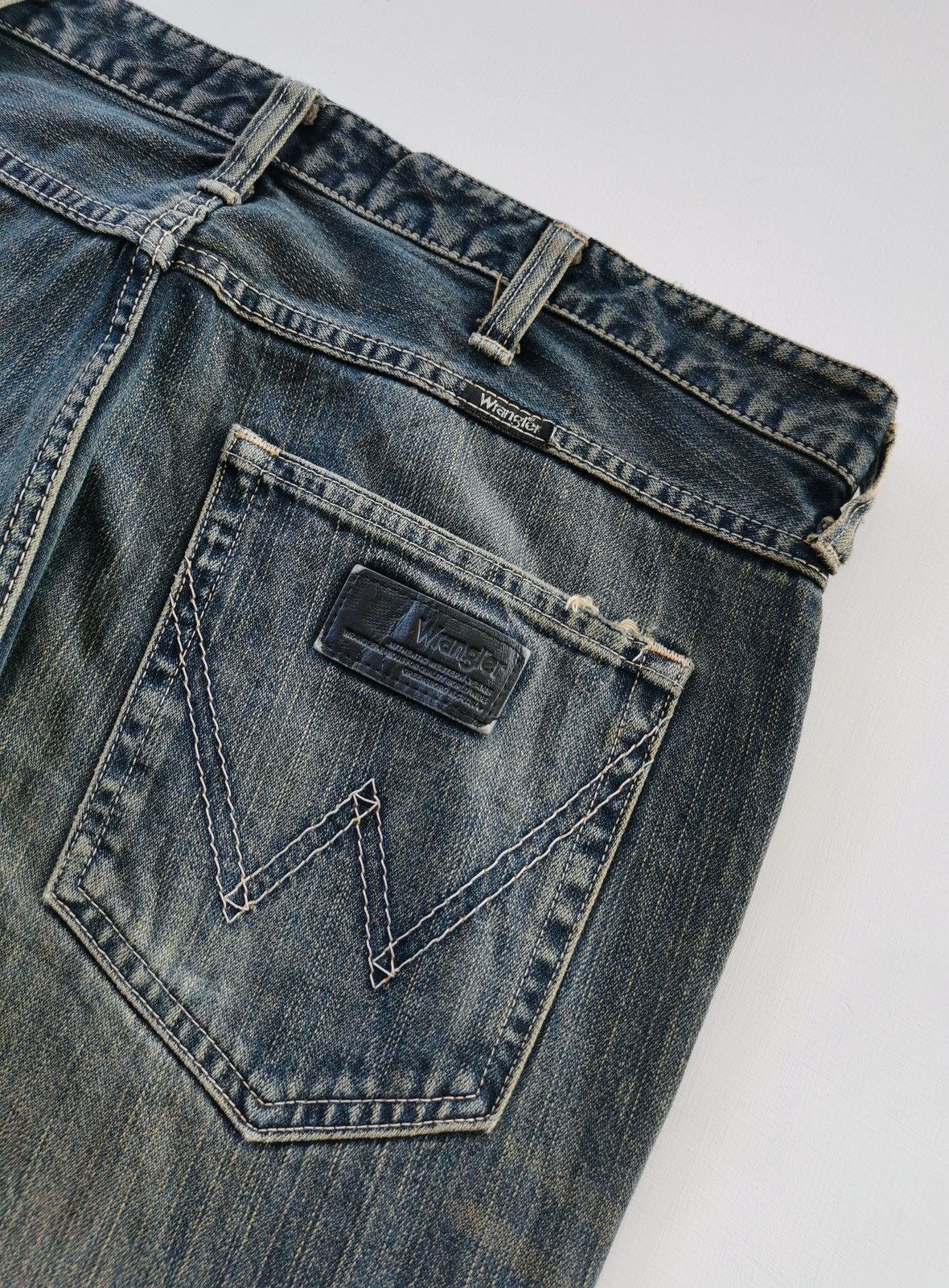 Vintage Vintage Wrangler Bootcut Denim Jeans Size US 36 / EU 52 - 7 Thumbnail