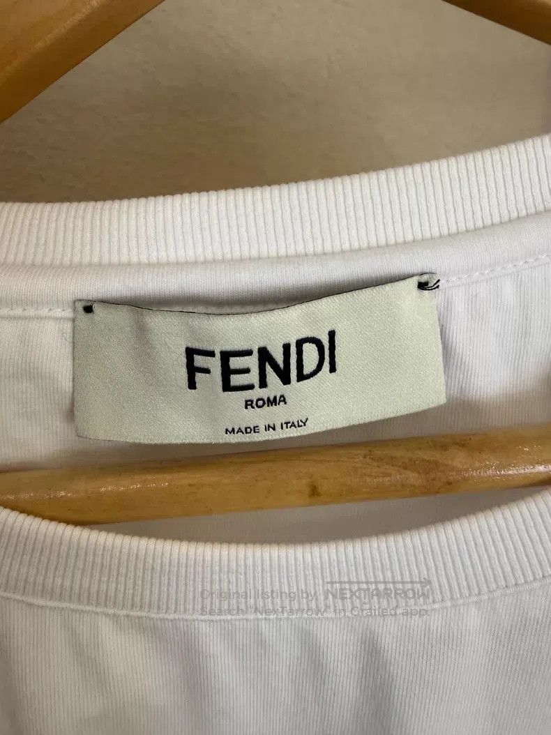 Fendi Fendi White Zip Pocket Short Sleeve T-Shirt Size S / US 4 / IT 40 - 4 Thumbnail