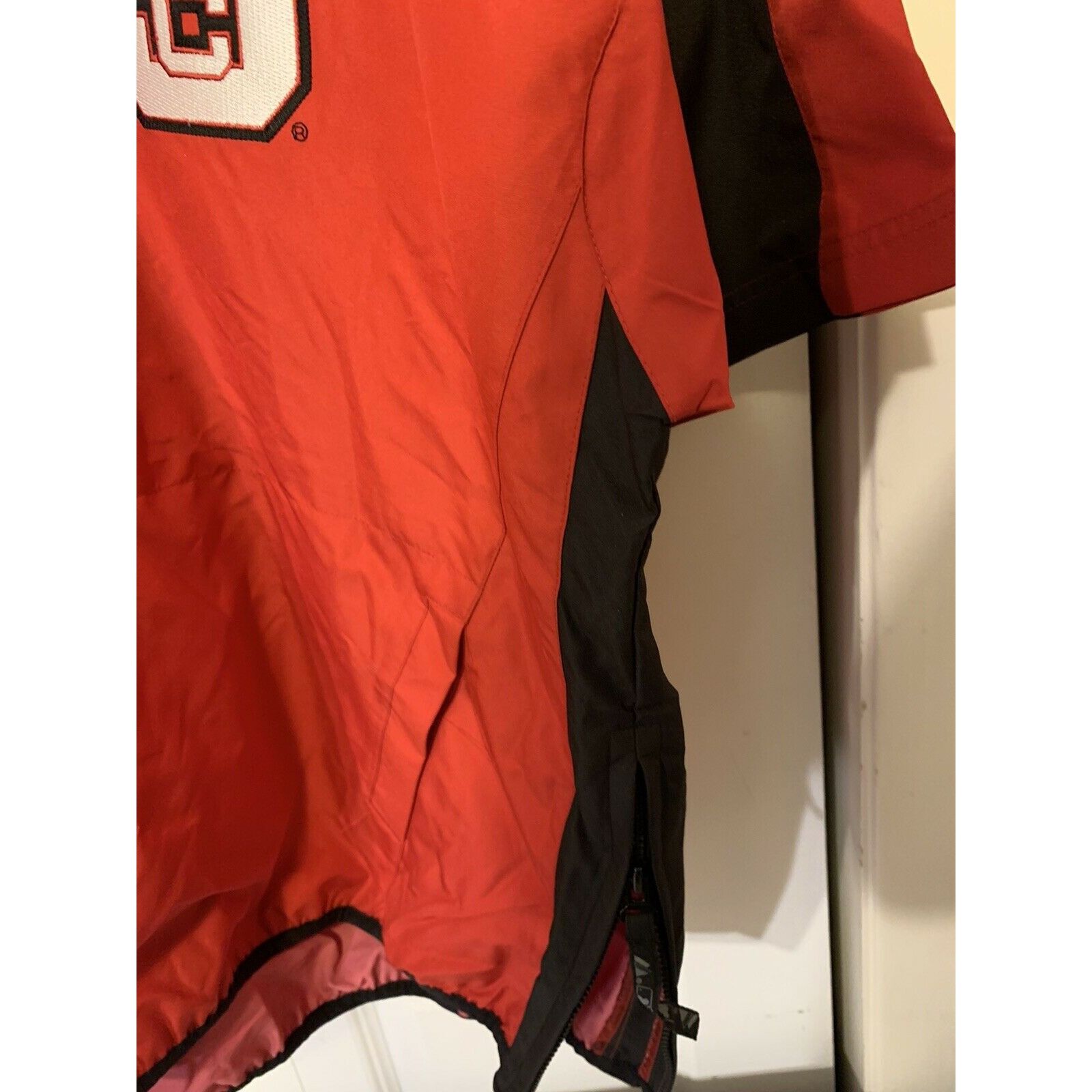 Majestic Majestic NC STATE Sz M BASEBALL WARM UP Pullover Side ZIP JA Size US M / EU 48-50 / 2 - 5 Thumbnail