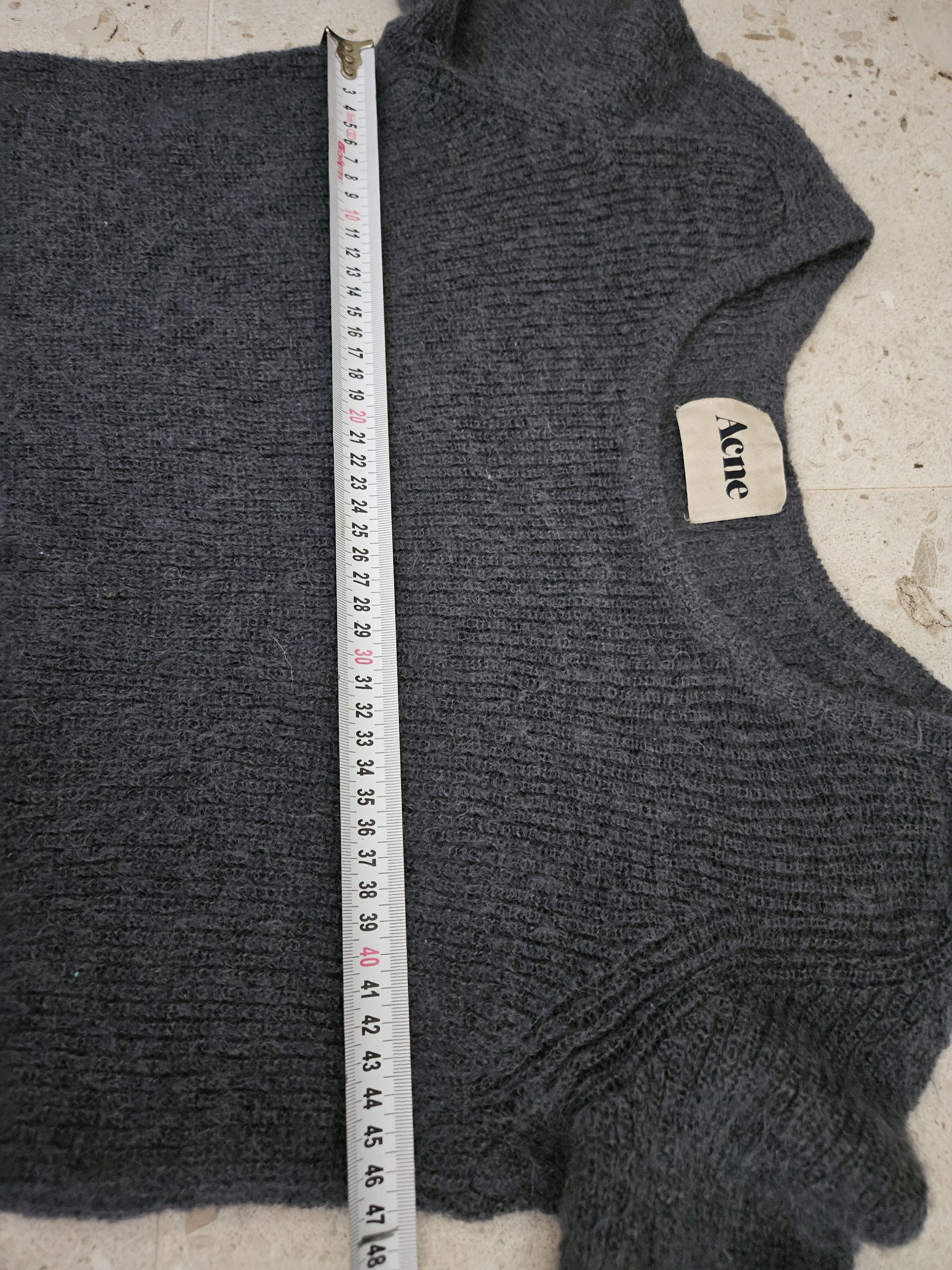 Acne Studios grey antracite Acne Studios mohair knitwear Size XS / US 0-2 / IT 36-38 - 8 Thumbnail