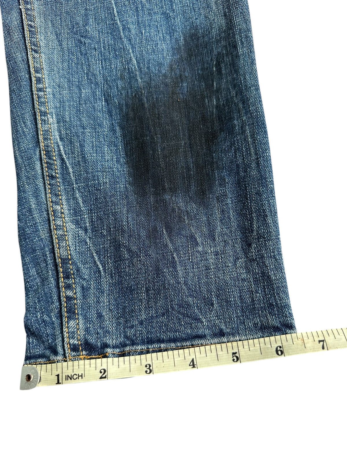 Hysteric Glamour ARCHIVE BRIDGE DISTRESSED WASHED JEANS SECTION PUNK STYLE Size US 31 - 13 Thumbnail