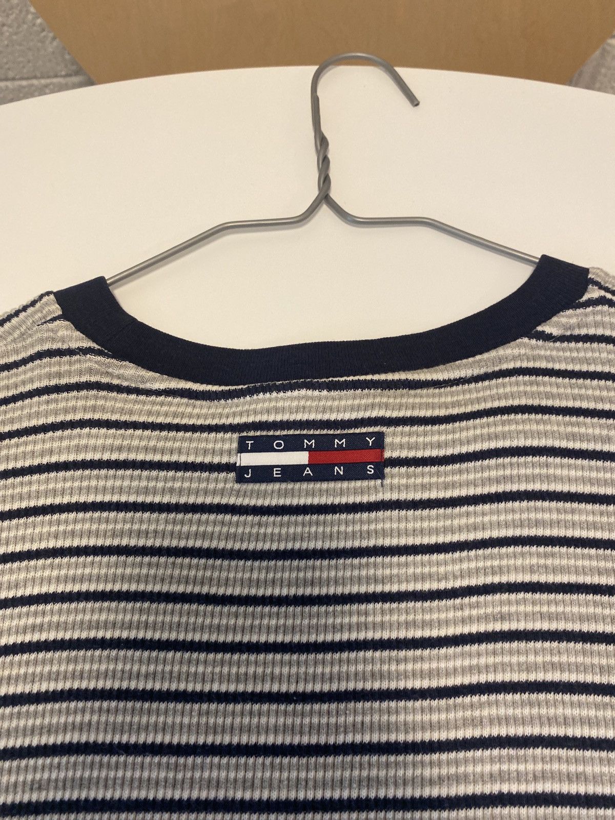 Tommy Hilfiger × Tommy Jeans × Vintage Tommy Hilfiger/Jeans Striped Men’s T-Shirt VTG 90s Size US XL / EU 56 / 4 - 4 Thumbnail