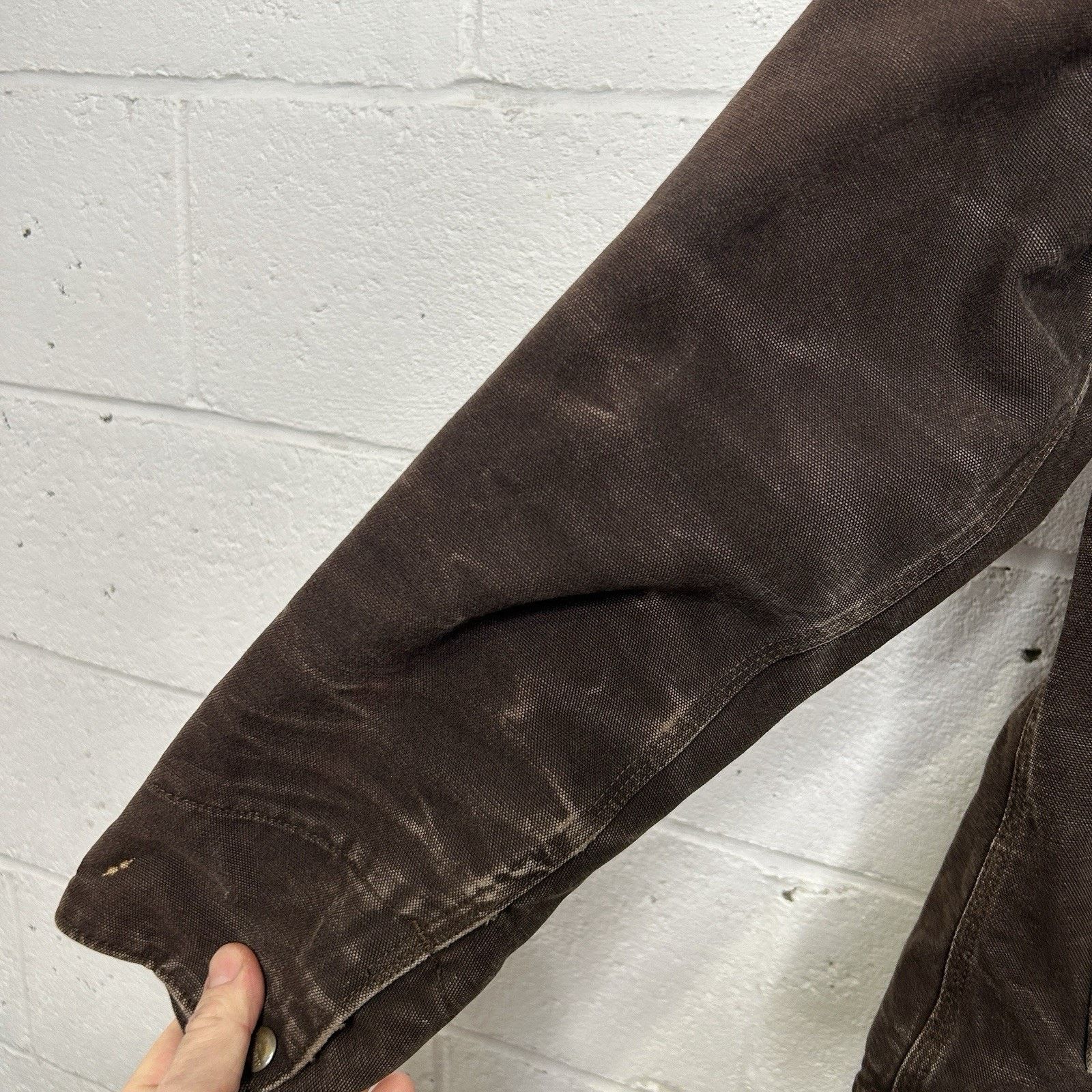 Carhartt Vintage Carhartt Sherpa-Lined Jacket “Dark Brown” WJ022 DKB Size L / US 10 / IT 46 - 3 Thumbnail