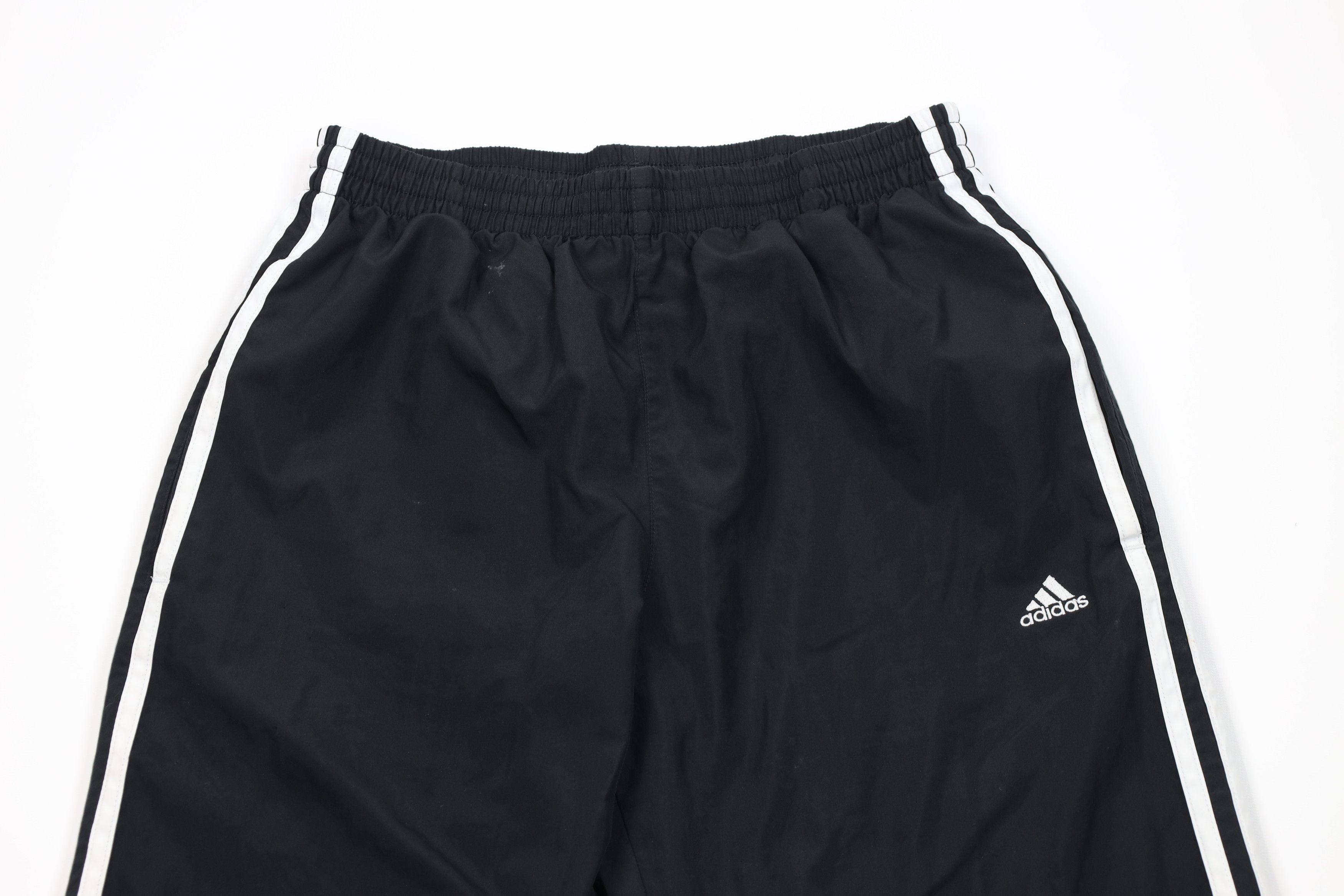 Adidas Vintage Y2K Adidas Spell Out Striped Lined Wide Leg Pants Size US 32 / EU 48 - 2 Thumbnail