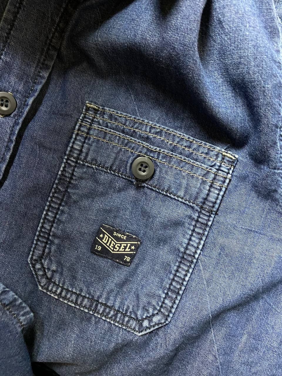 Diesel Vintage Diesel Streetwear Denim Button Up Shirt Size L Size US L / EU 52-54 / 3 - 10 Thumbnail