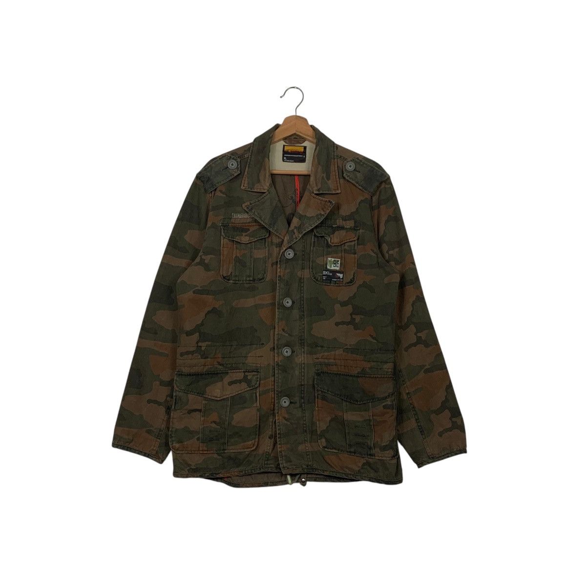 Brooklyn Industries BROOKLYN INDUSTRIES Workwear Camo Chore Jacket #2587-C117 Size US XL / EU 56 / 4 - 1 Thumbnail
