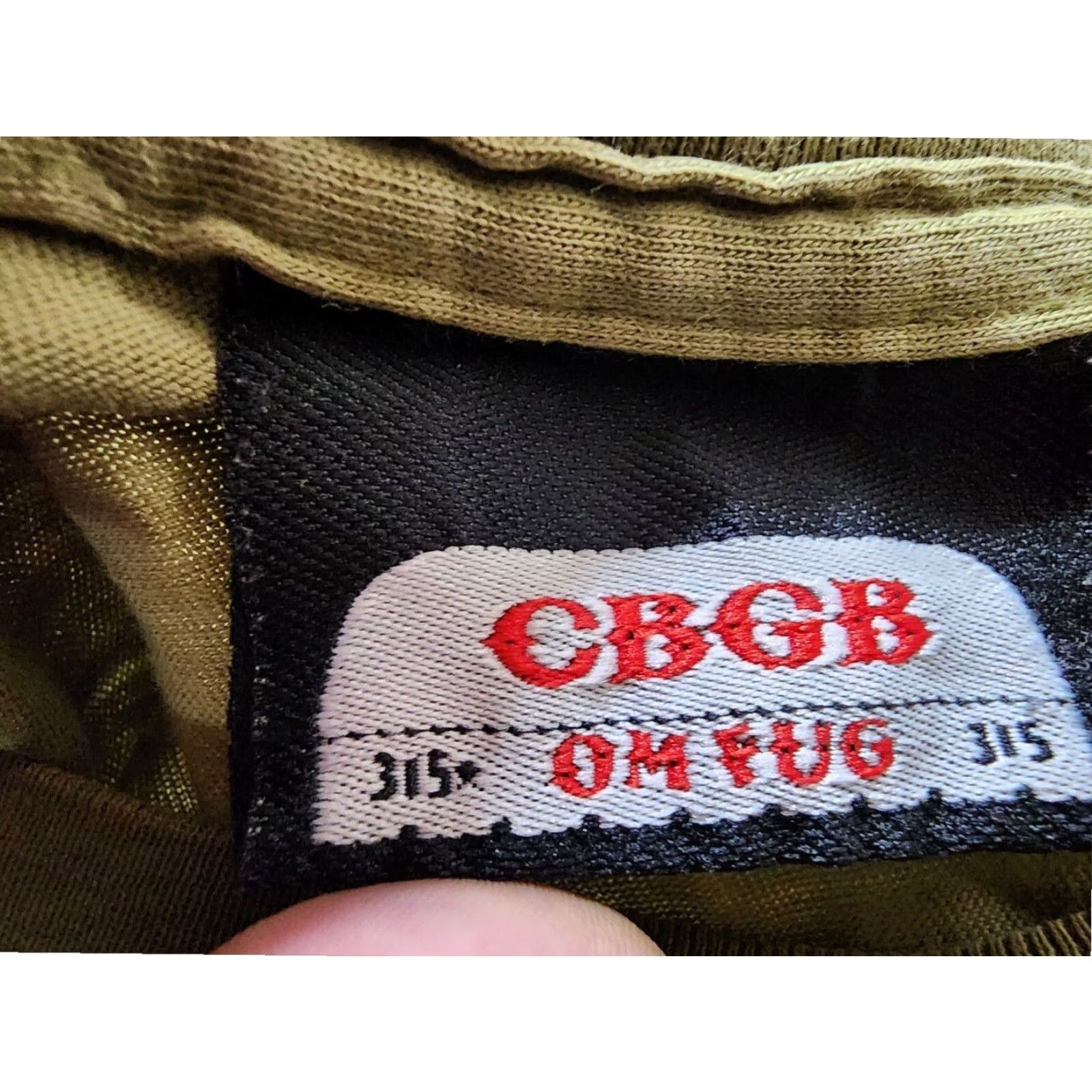 Vintage VINTAGE CBGB 90s Grunge Punk Rock T Shirt Mens Large Green Cotton OMFUG NYC Distress Size US L / EU 52-54 / 3 - 7 Thumbnail