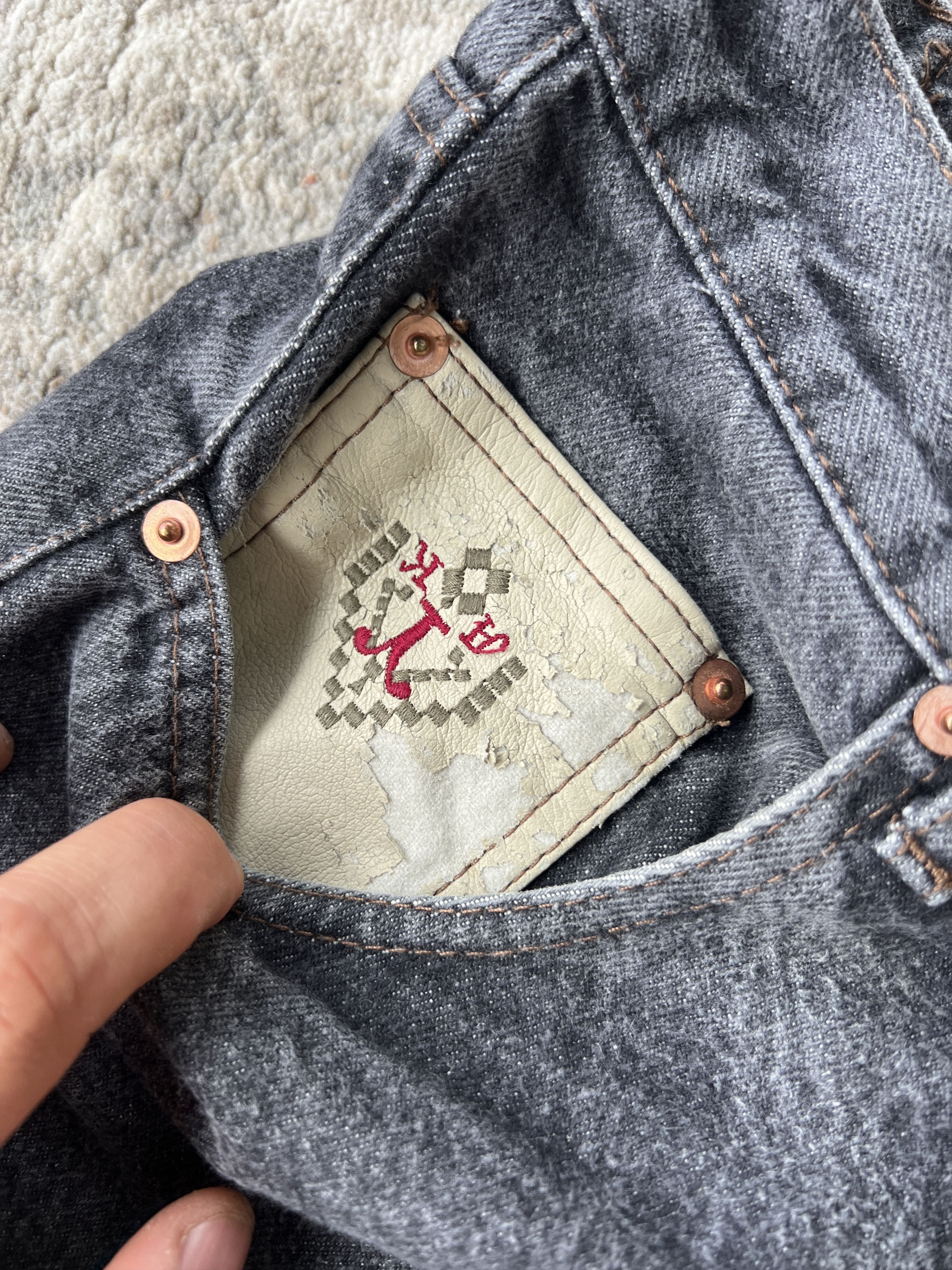 Lee Lee Vintage 1973 Denim Pants Size US 34 / EU 50 - 3 Thumbnail