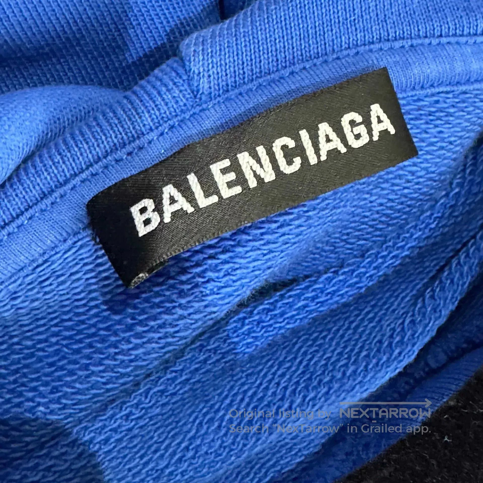 Balenciaga Balenciaga Klein Blue Hoodie. Size US M / EU 48-50 / 2 - 6 Thumbnail