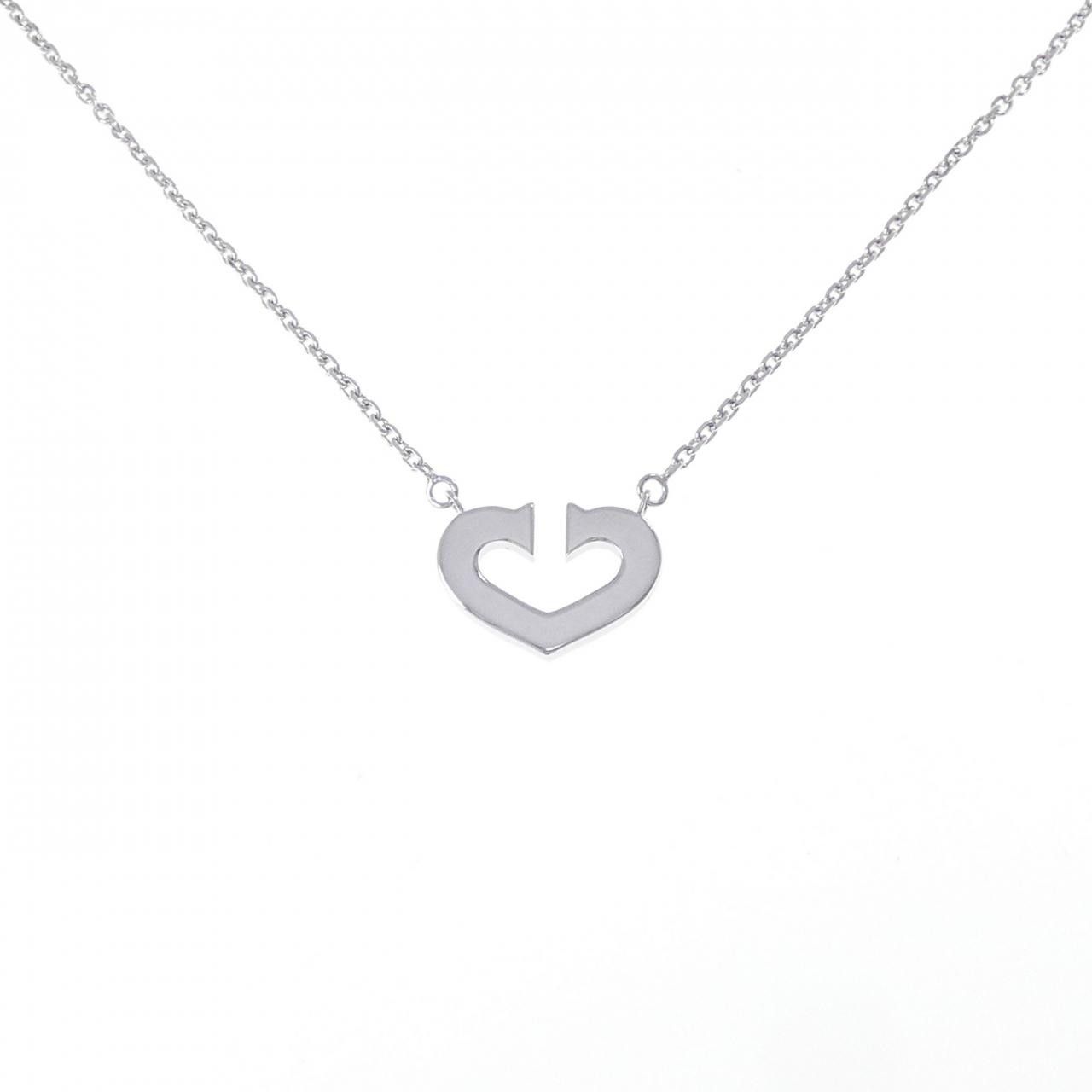 Cartier Cartier Cartier C Heart 750 White Gold Necklace Precious Metal Necklace CRB7008100 DUTY FREE for USA Size ONE SIZE - 1 Thumbnail