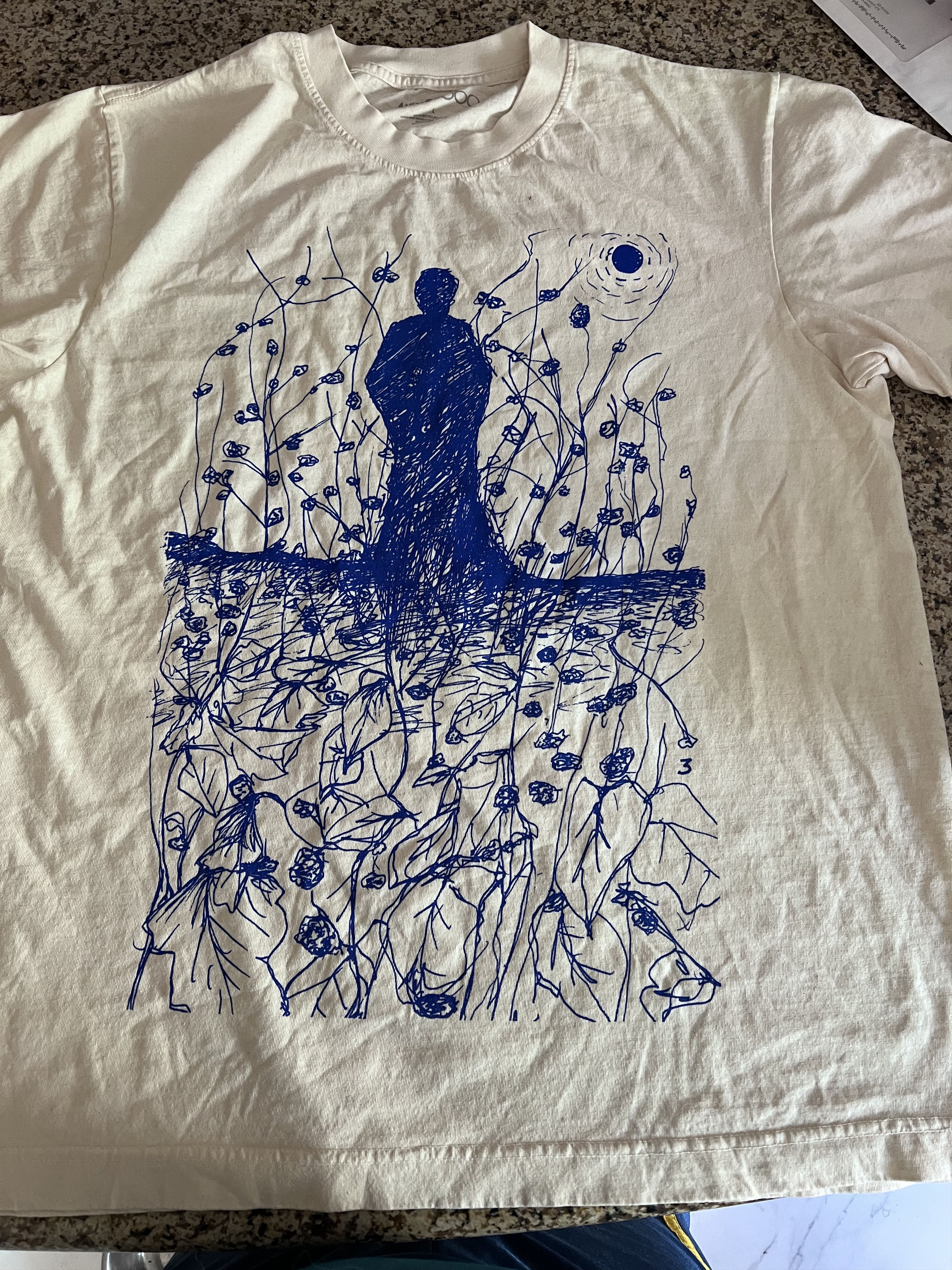 Band Tees André 3000 Sketch Tour Long-Sleeve Size Large Size US L / EU 52-54 / 3 - 5 Thumbnail