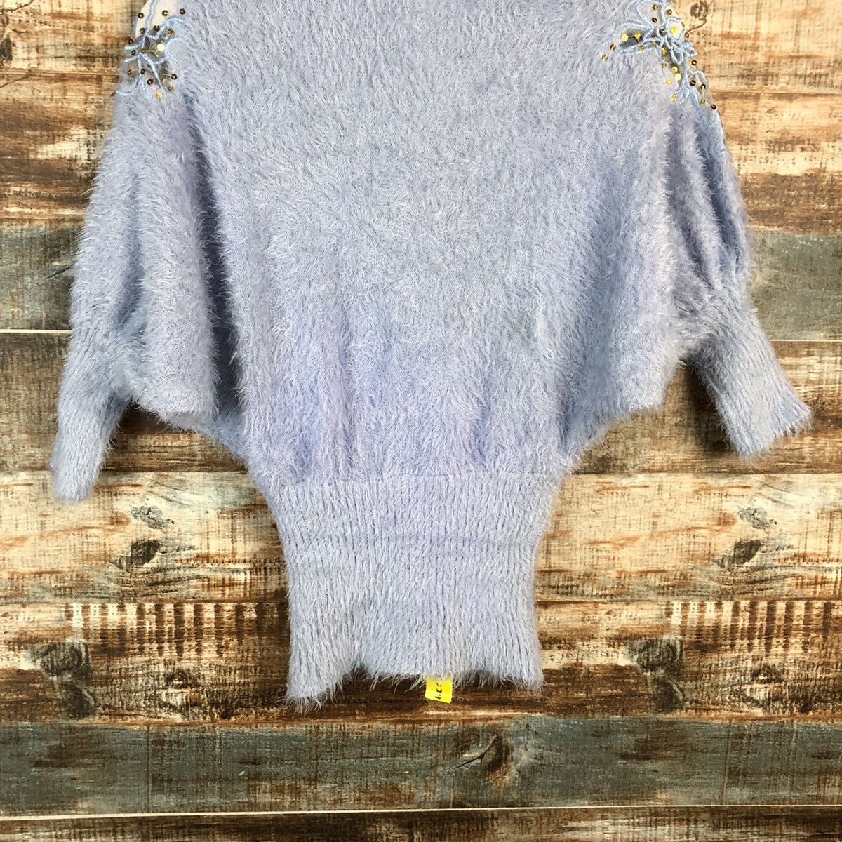 Homespun Knitwear DL Japanese Brand Blue Cloaks Knitwear #C229 Size S / US 4 / IT 40 - 14 Thumbnail