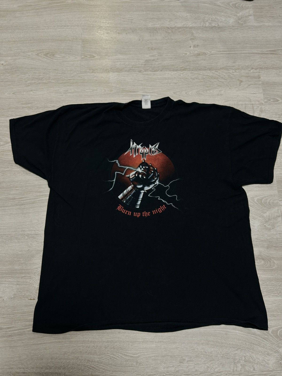 Vintage Kryptos - Burn Up The Night Vintage T-shirt 00’s Size US XXL / EU 58 / 5 - 2 Thumbnail