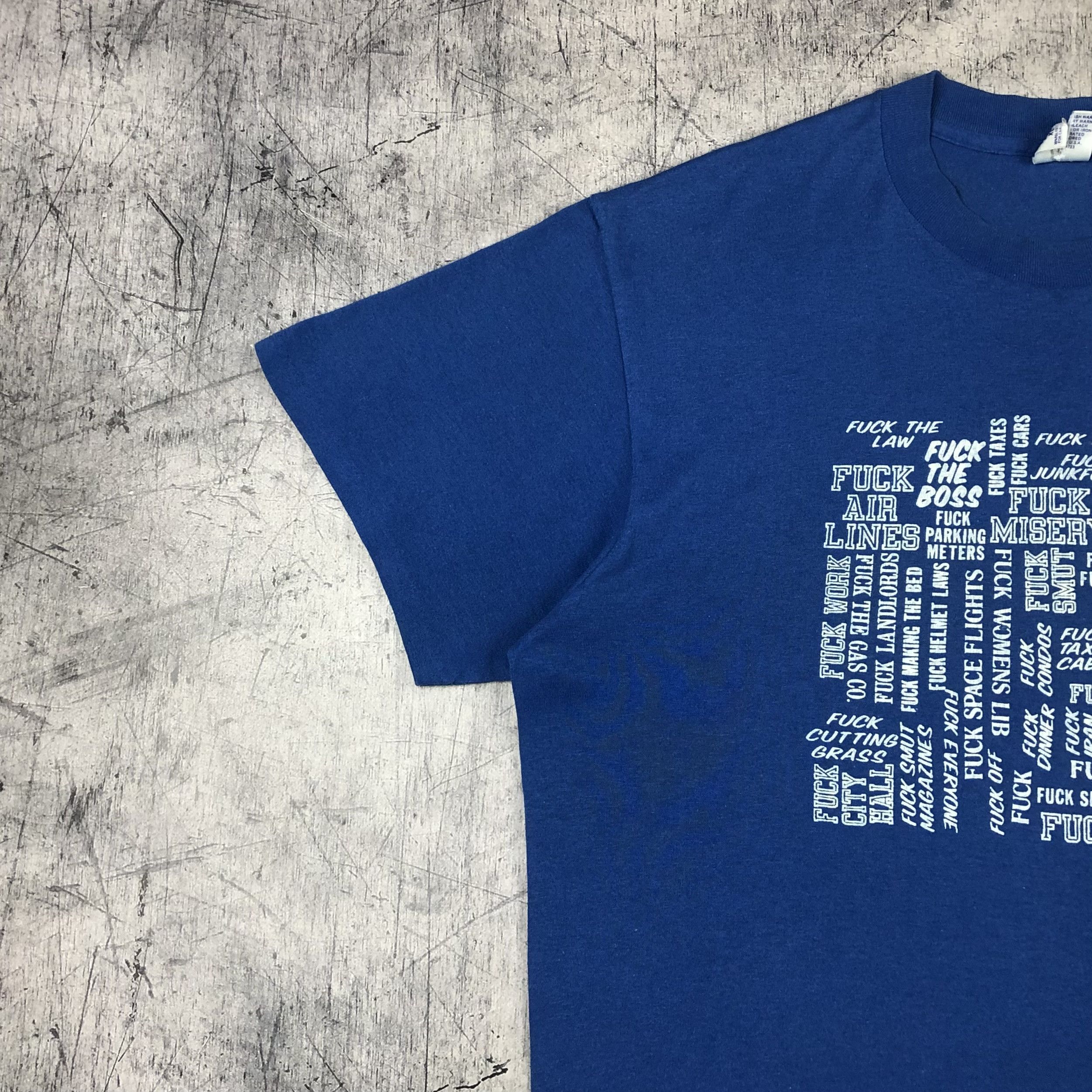 Vintage Vintage Fuck All Adult Dirty Joke USA Tee Size US M / EU 48-50 / 2 - 8 Thumbnail