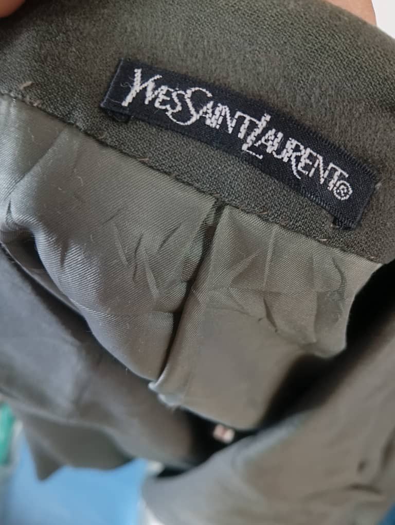 Vintage × Yves Saint Laurent Best Offer 🔥Vintage 90s Yves Saint Laurent Coat Medium Size Size US M / EU 48-50 / 2 - 2 Thumbnail