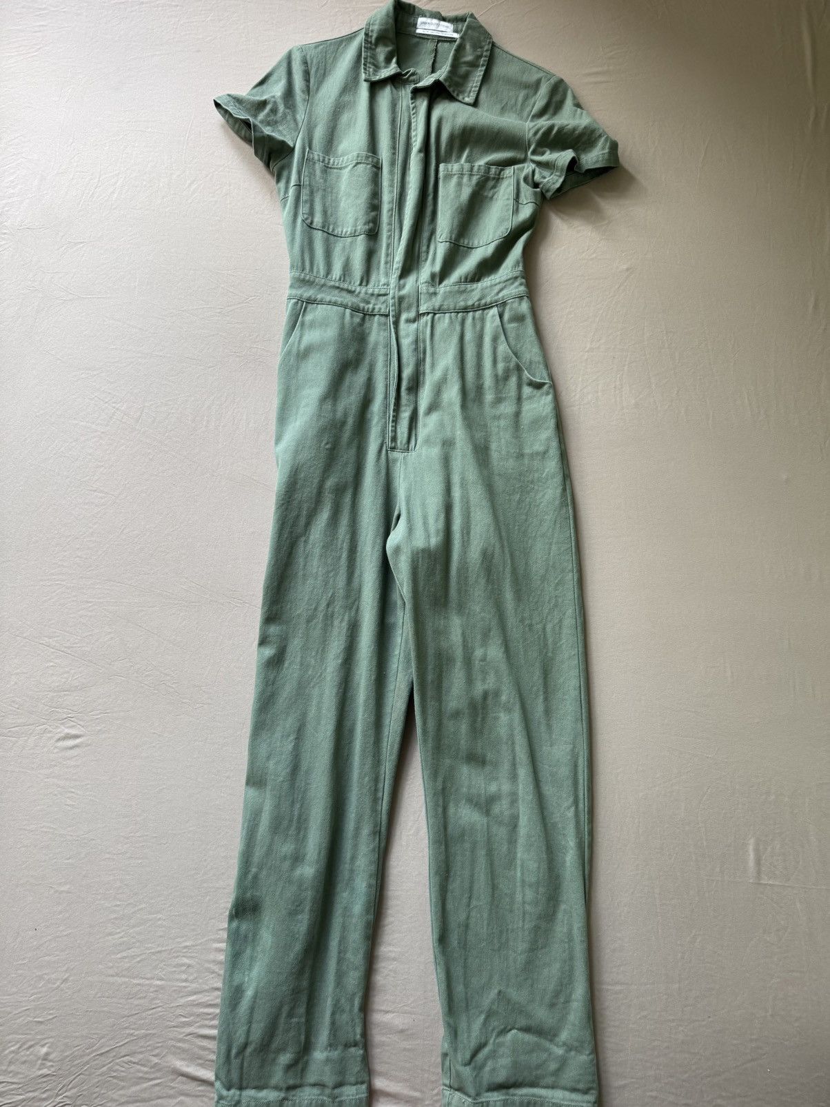 Urban Outfitters Urban Outfitters Canvas Utility Flight Jumpsuit Size 25" / US 0 / IT 36 - 1 Thumbnail