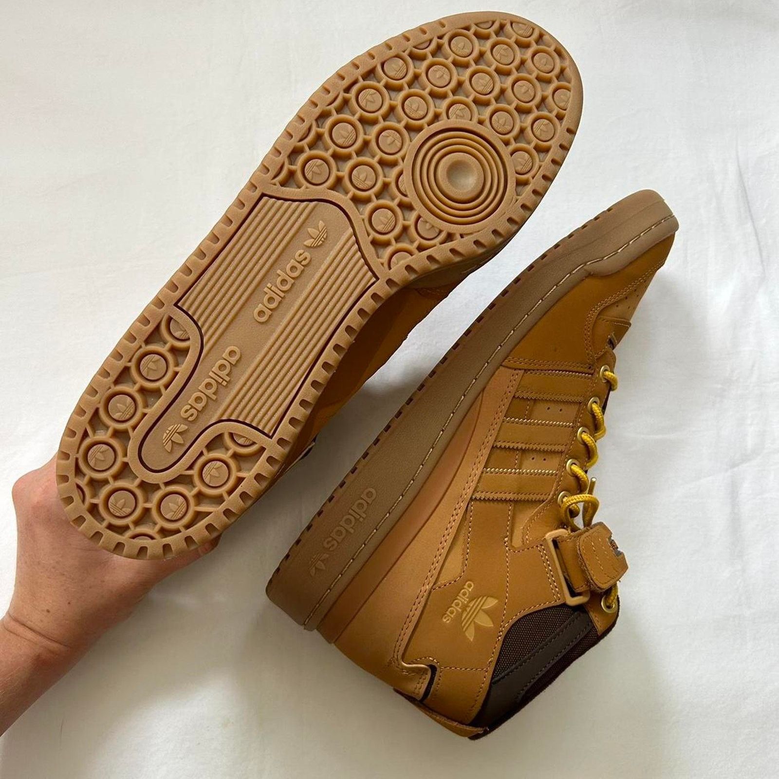 Adidas Adidas Originals Forum Mid Mesa Gum Size US 12.5 / EU 45-46 - 3 Thumbnail