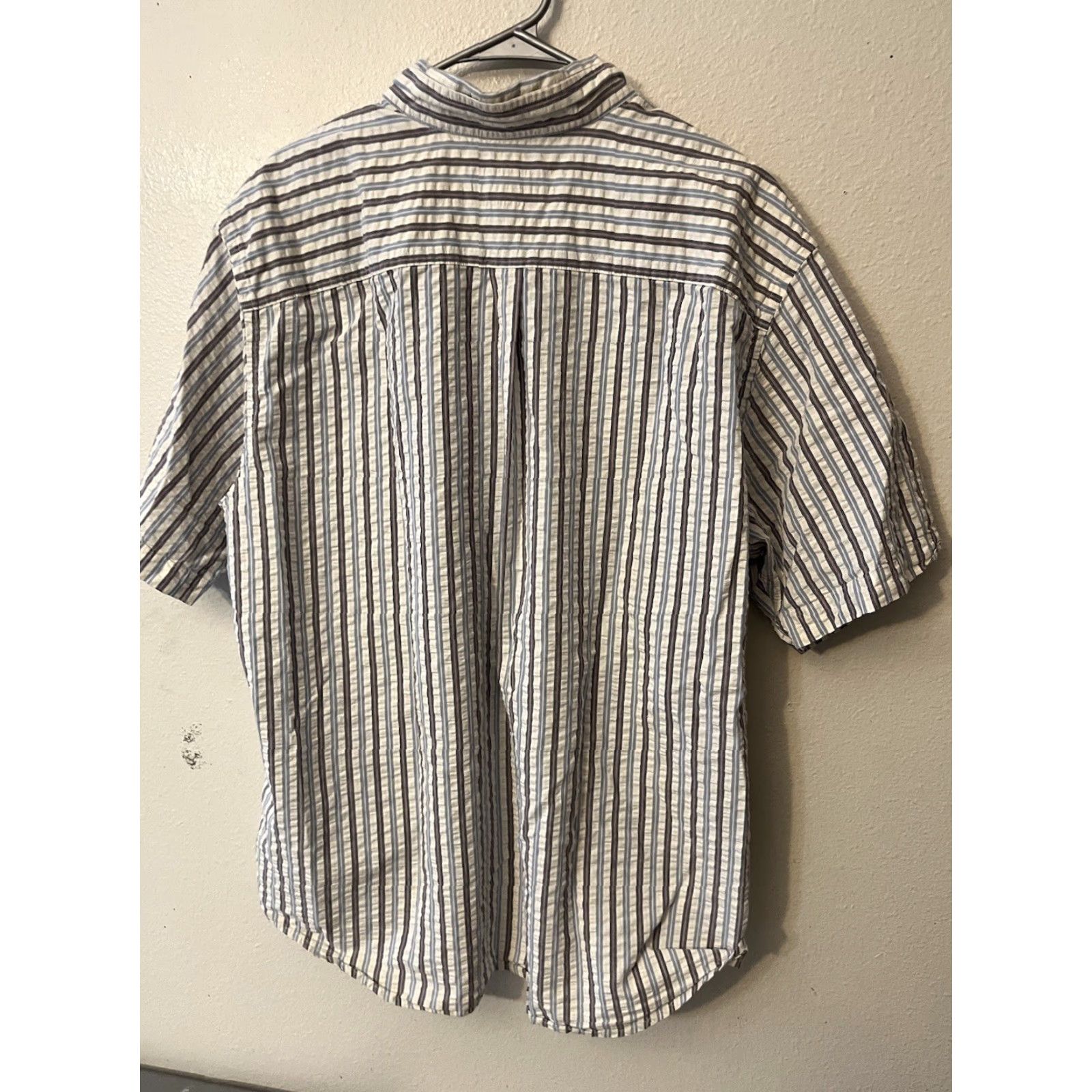 Eddie Bauer Eddie Bauer Short Sleeve Button Shirt Men XL Relaxed Fit Multicolor Striepd Size US XL / EU 56 / 4 - 3 Thumbnail