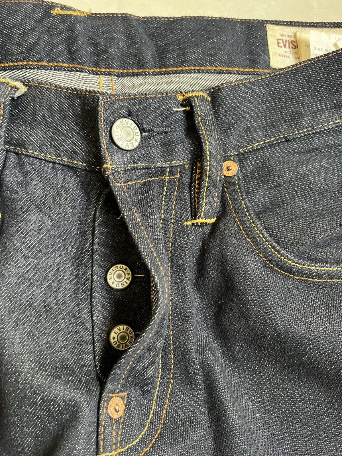 Evisu Evisu denim diacock slevedge jeans sz 34 Size US 34 / EU 50 - 8 Thumbnail