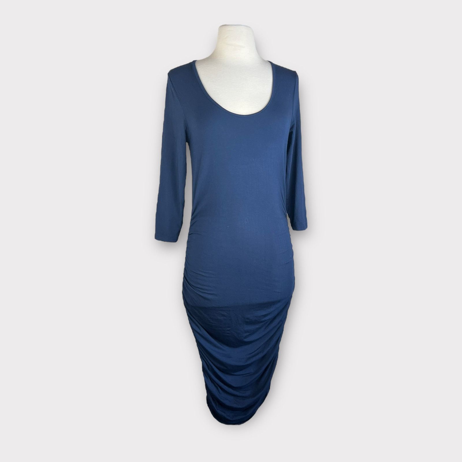 Nordstrom Ingrid & Isabel | Ruched Stretch Shirred Maternity Dress Size S / US 4 / IT 40 - 8 Thumbnail