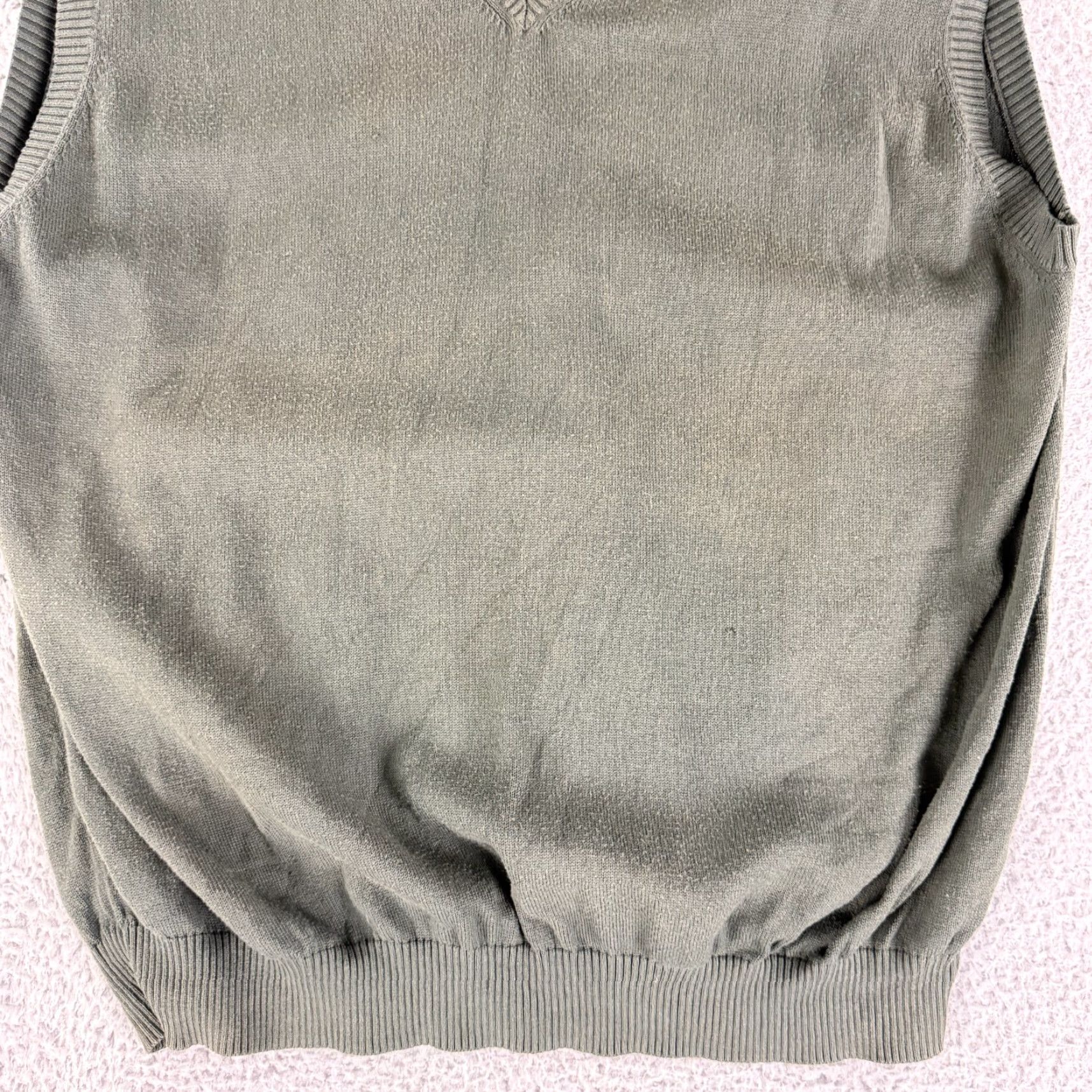 Brooks Brothers Brooks Brothers Sweater Vest Men Large Green 100% Cotton V-Neck Vintage Polo/Casual City Preppy Mens Vest Size US L / EU 52-54 / 3 - 4 Thumbnail