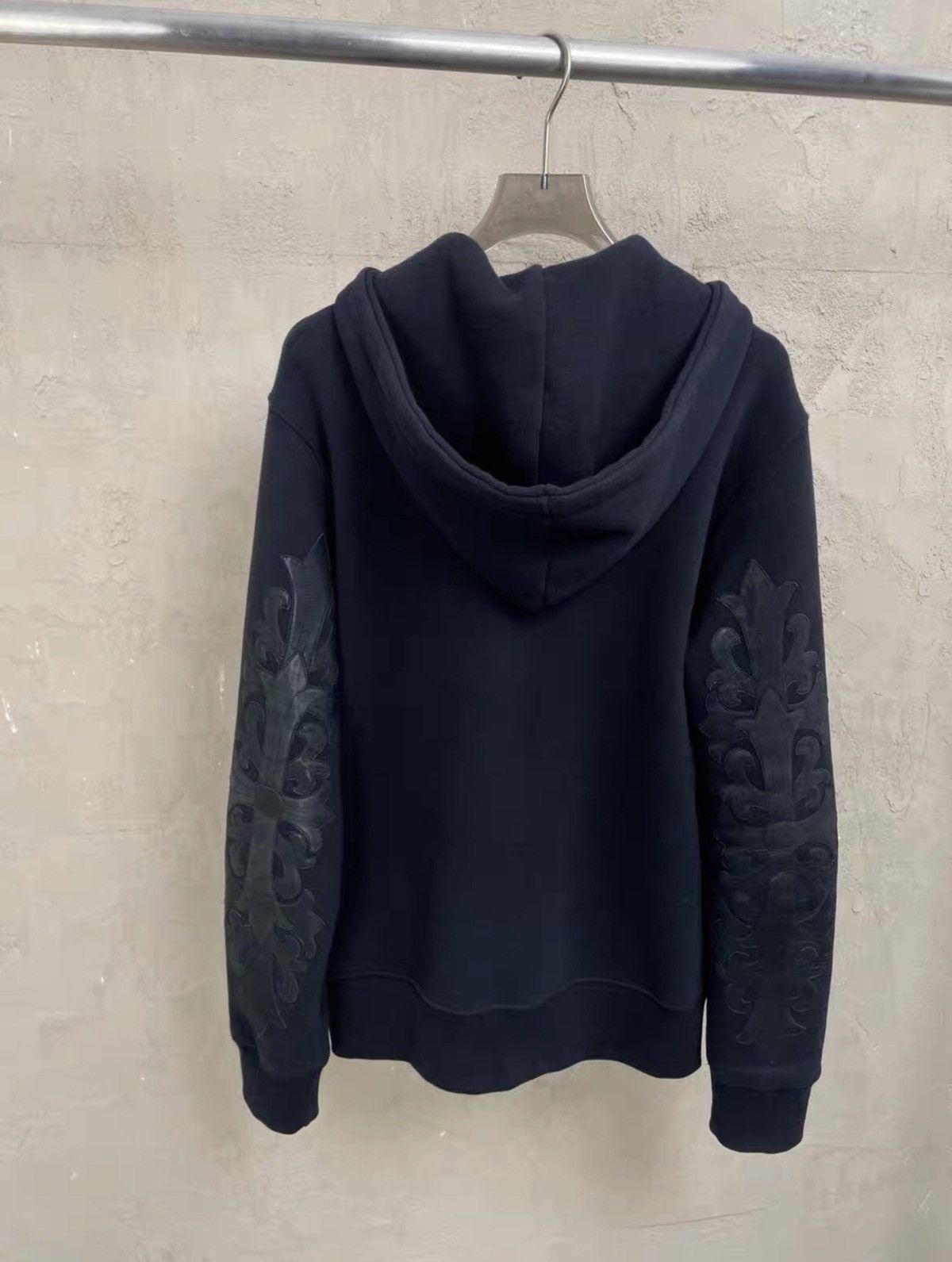 Chrome Hearts Chrome Hearts Leather Patch Hoodie Size US M / EU 48-50 / 2 - 8 Thumbnail