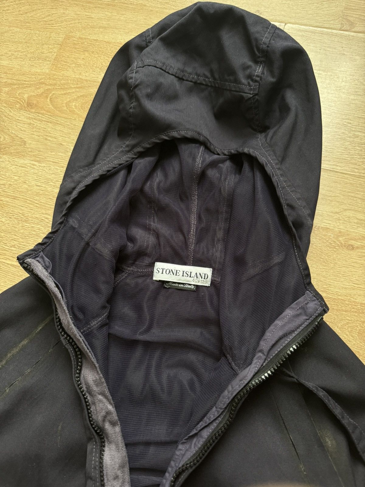 Stone Island Stone Island F/W 2002 Zip Up Hooded Jacket Size US L / EU 52-54 / 3 - 4 Thumbnail