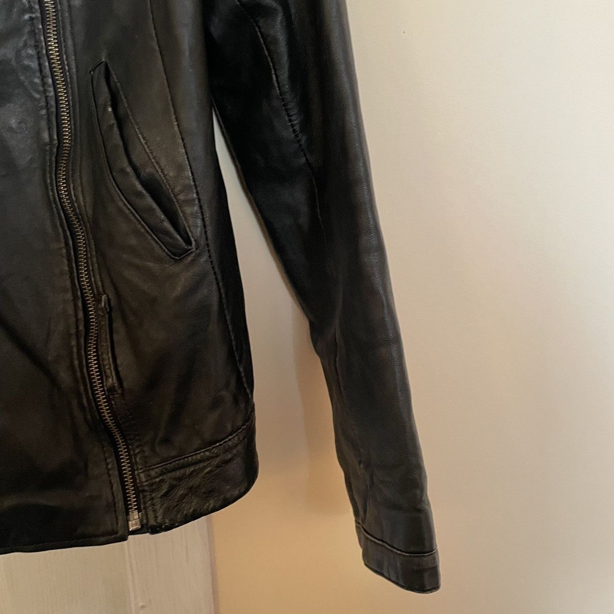 Vintage Vintage Crafted Cropped naf Leather Jacket Women’s Size 40 Size S / US 4 / IT 40 - 4 Thumbnail