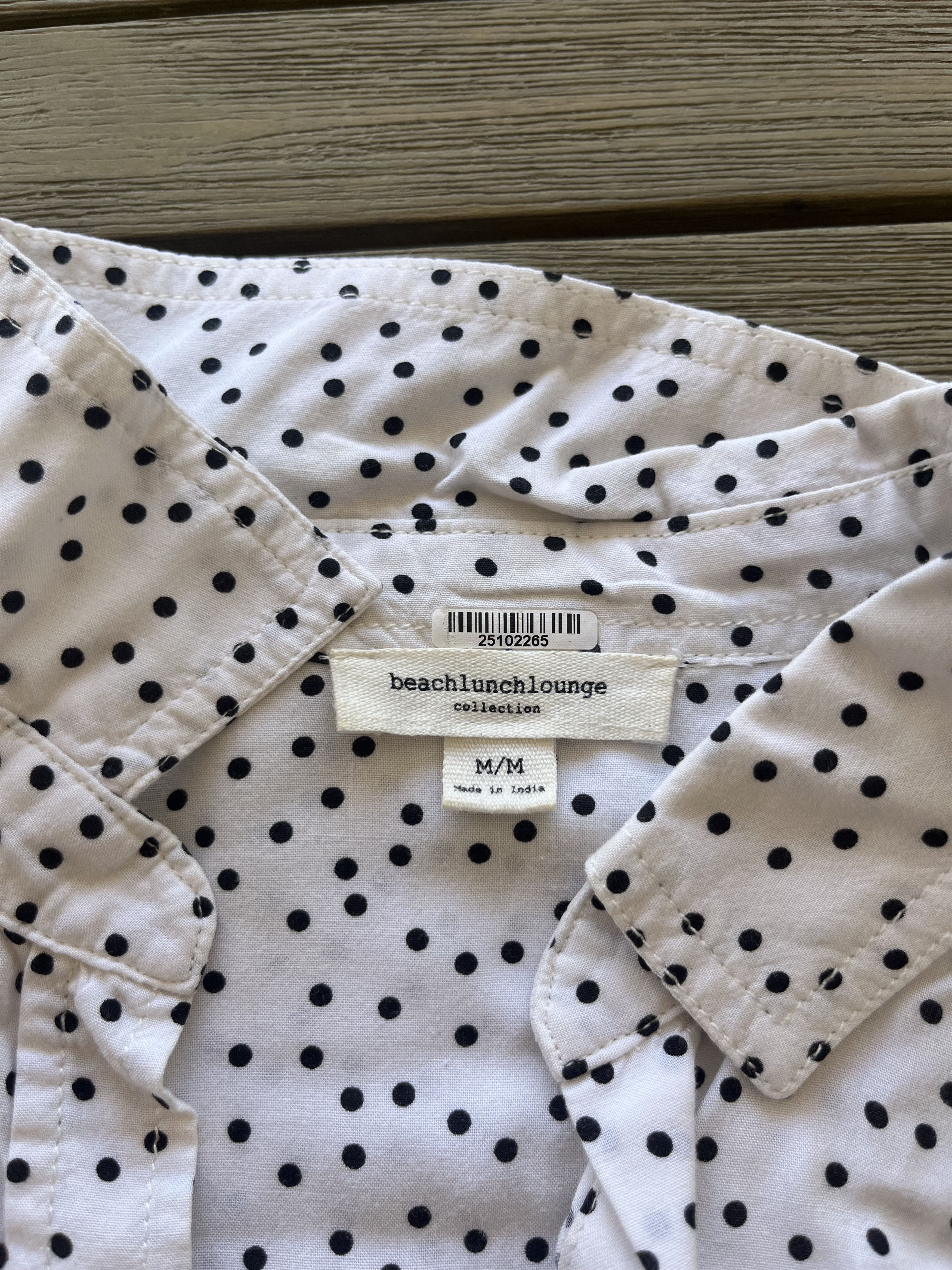 Vintage BeachLunchLounge Button Up Spotted shirt Size M / US 6-8 / IT 42-44 - 3 Thumbnail