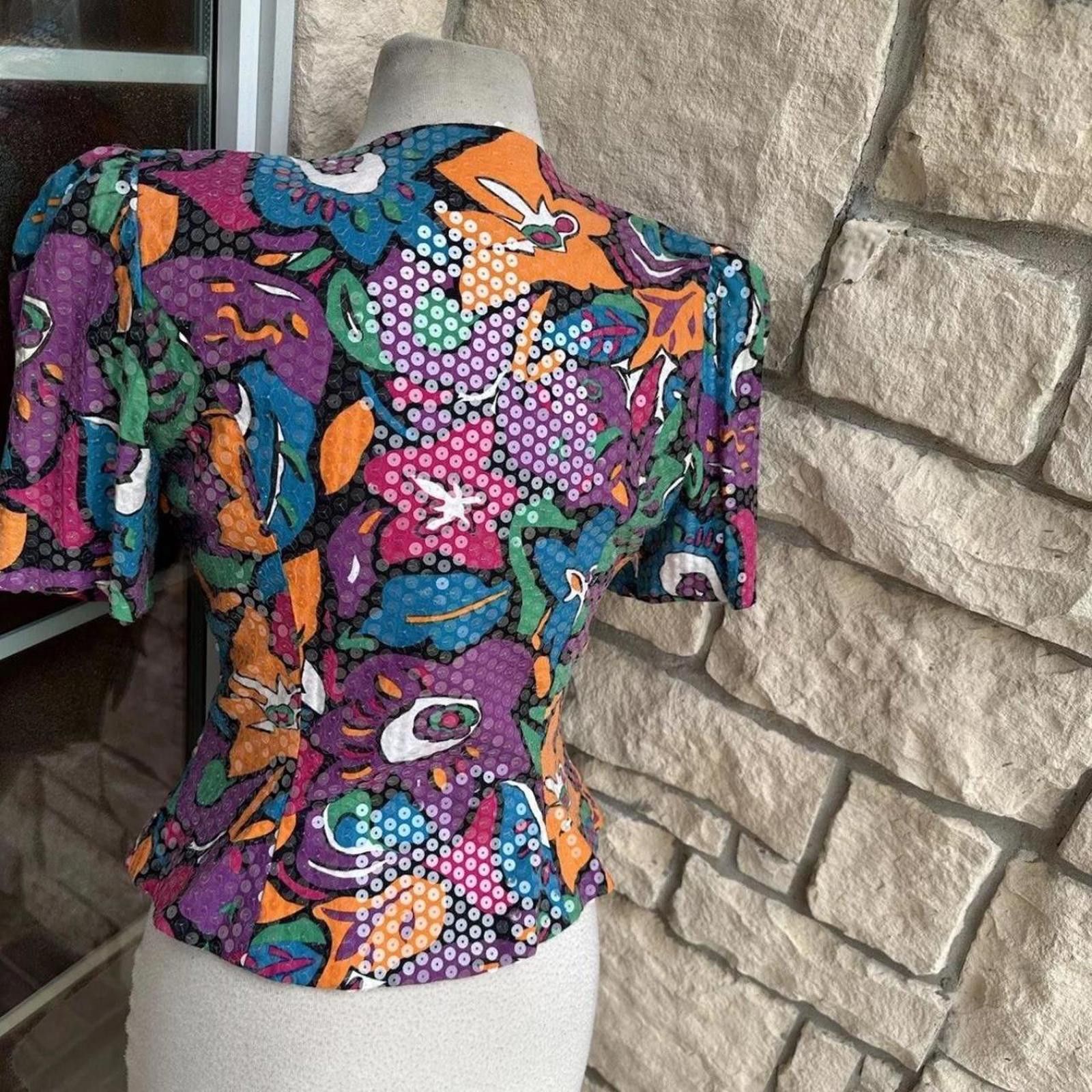 Other Rimini 80s vintage sequin top glamour Size M / US 6-8 / IT 42-44 - 2 Thumbnail