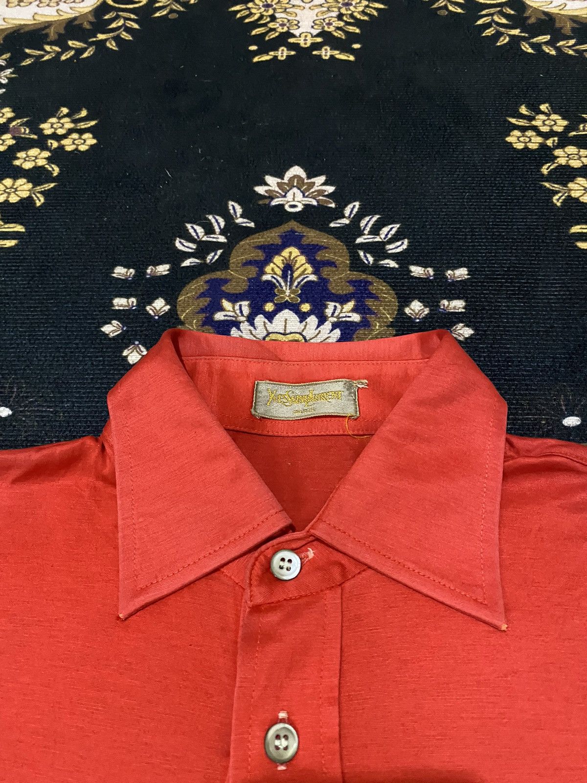 Yves Saint Laurent 🚨Last Drop🚨70s Vtg Yves Saint Laurent Polo Shirt Size US M / EU 48-50 / 2 - 5 Thumbnail