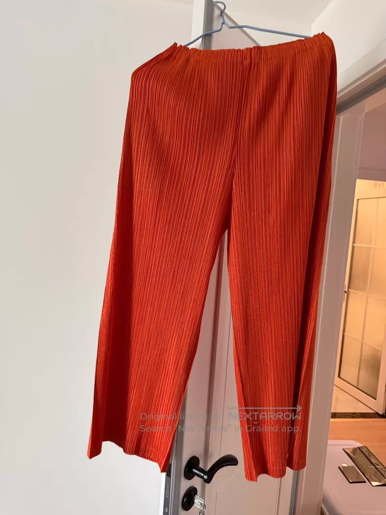 Issey Miyake Issey Miyake Red Pants Size 25" / US 0 / IT 36 - 2 Thumbnail